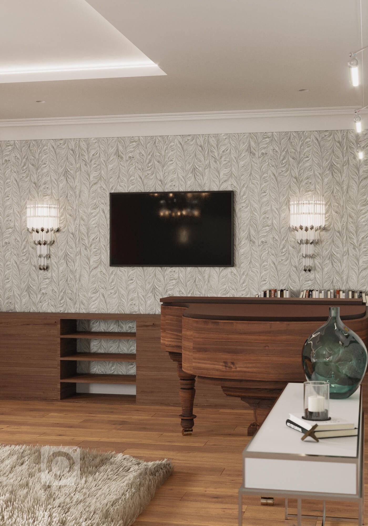 Návrh obývacího pokoje v domě, kde byl již zastaralý interiér a rodina požadovala refresh. Jeden z mála klientů se nebáli prostor oživit barvami , barevnými…