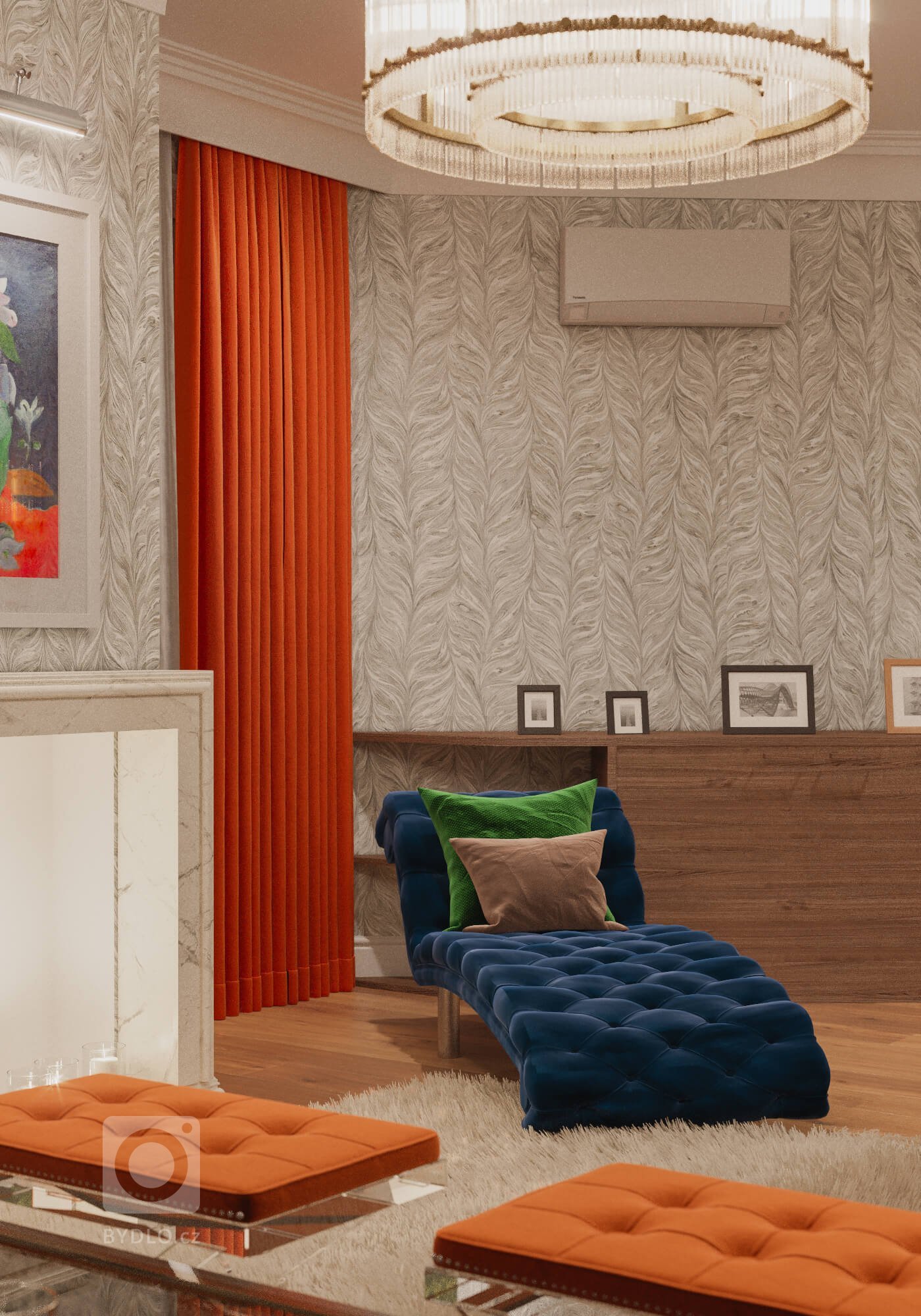 Návrh obývacího pokoje v domě, kde byl již zastaralý interiér a rodina požadovala refresh. Jeden z mála klientů se nebáli prostor oživit barvami , barevnými…