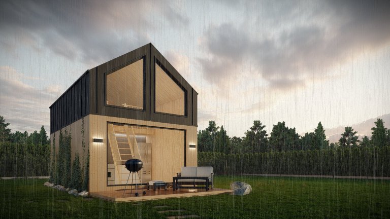 Vizualizace exteriéru malého tinyhousu pro klienta. Nechte si také zpracovat vizualizaci od nás se všímvšudy. Ke všem projektům přistupujeme individuálně.
