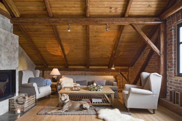 Podkroví ve francouzském stylu