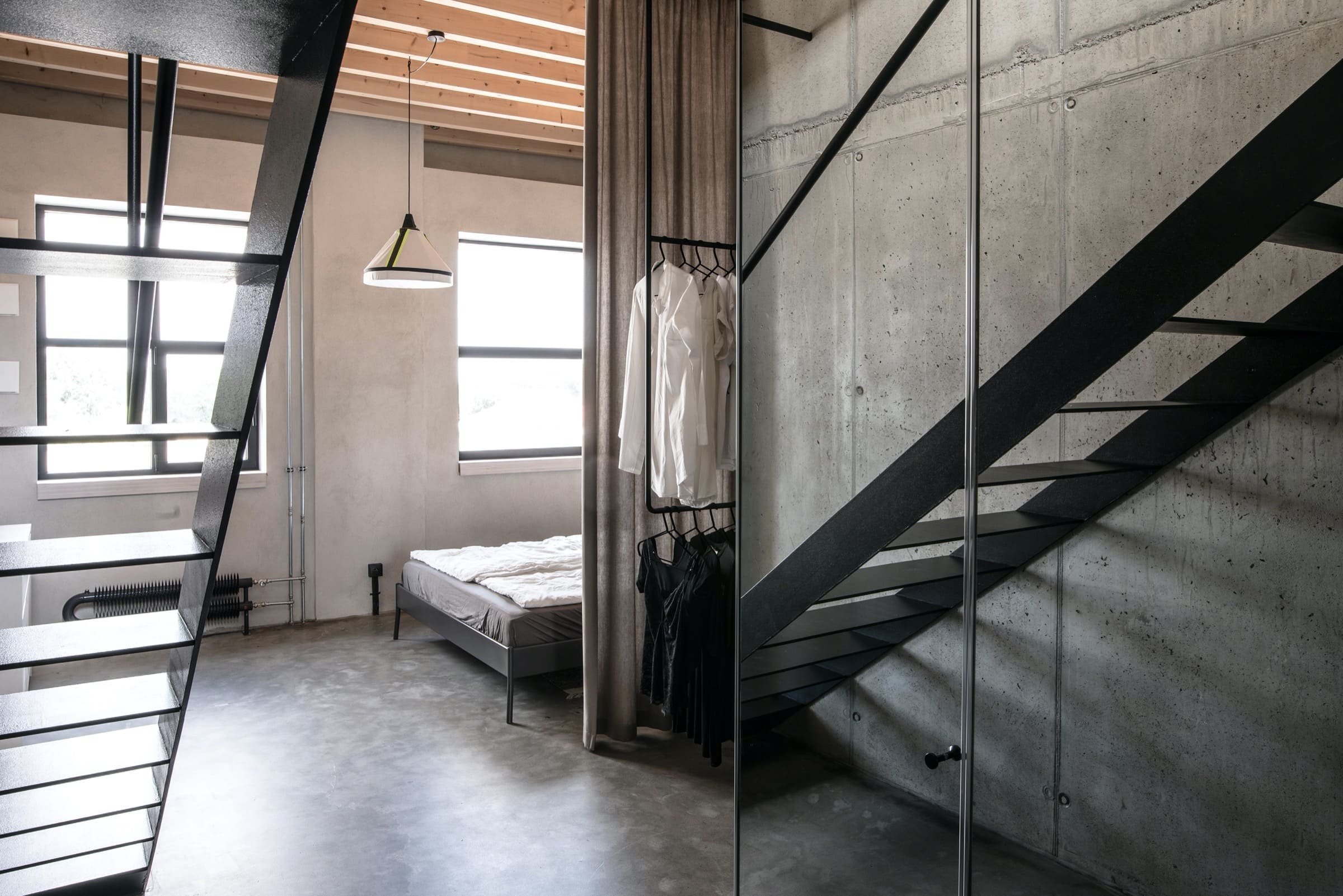 Loft v obnovené Mlynici