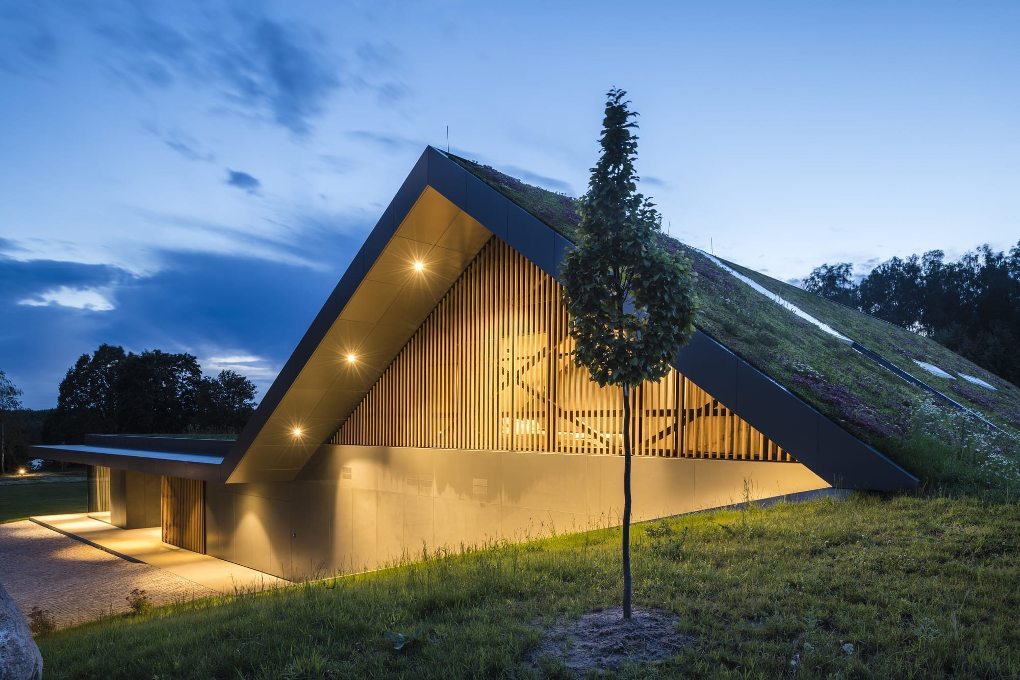 Dům na samotě se skrývá pod zelenou střechou