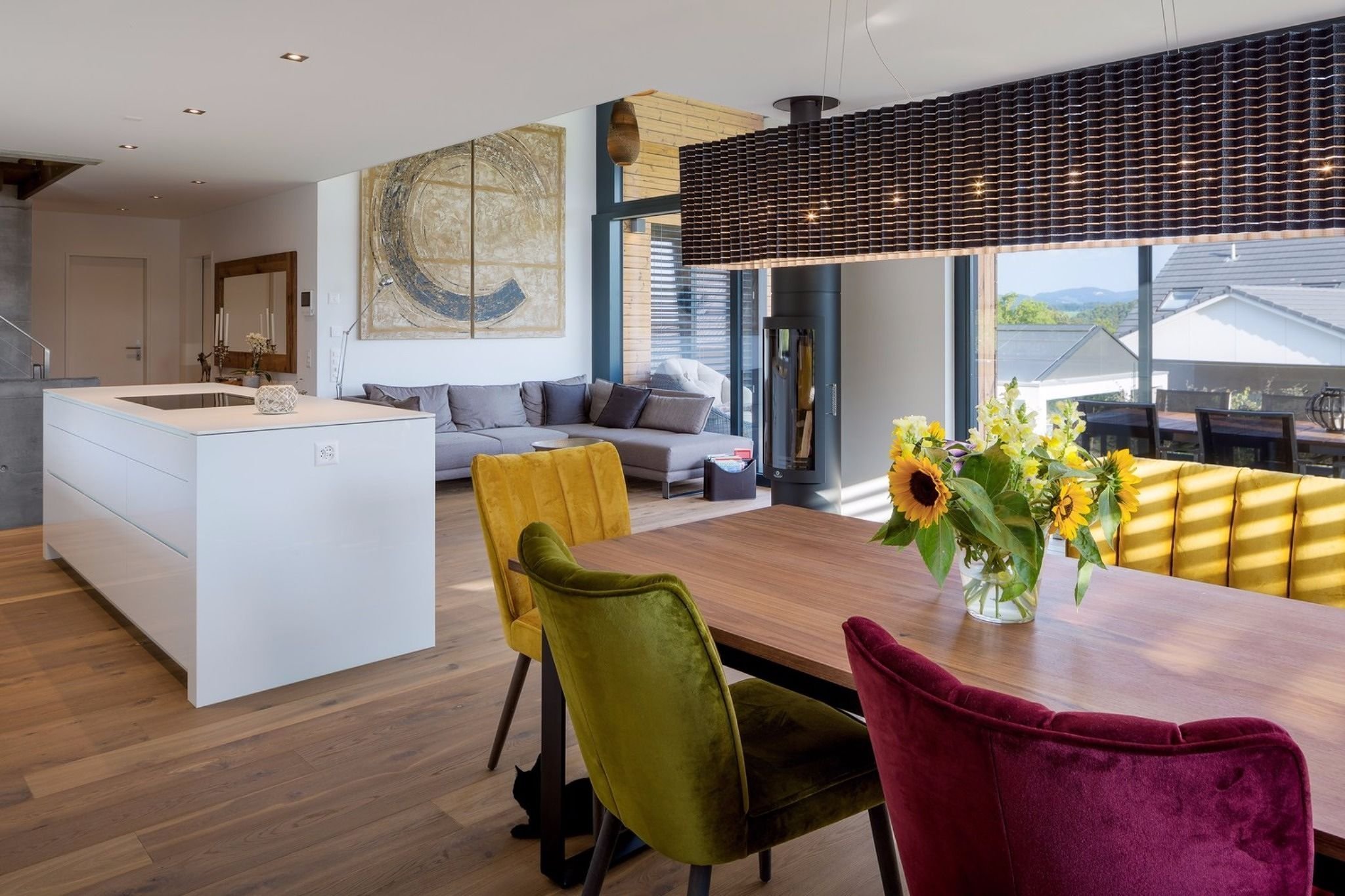 Kombinace dřeva a betonu