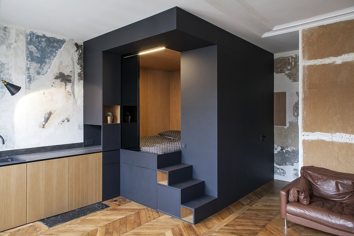 Luxusní interiér v garsonce