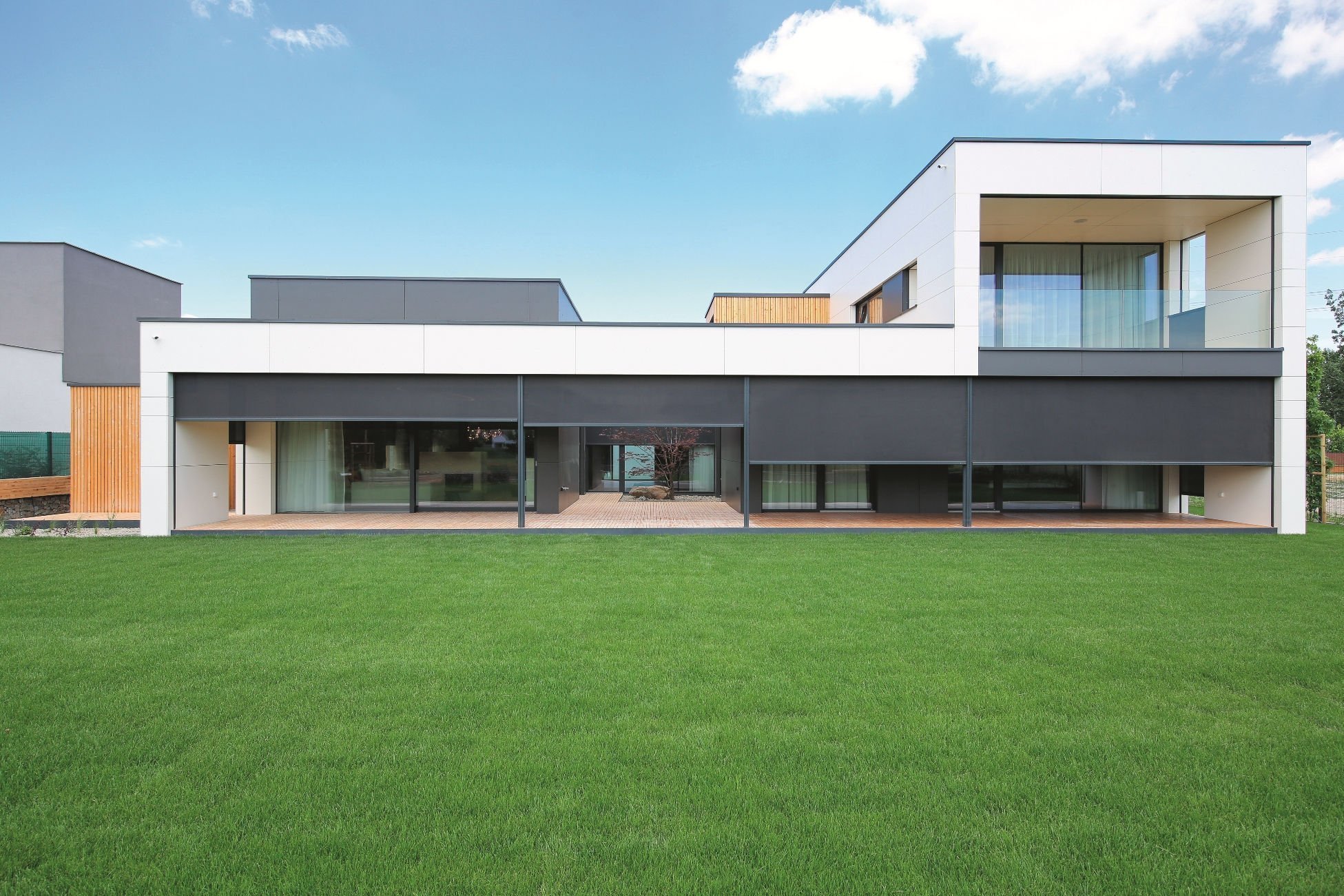 Nízkoenergetická dřevostavba u golfového hřiště