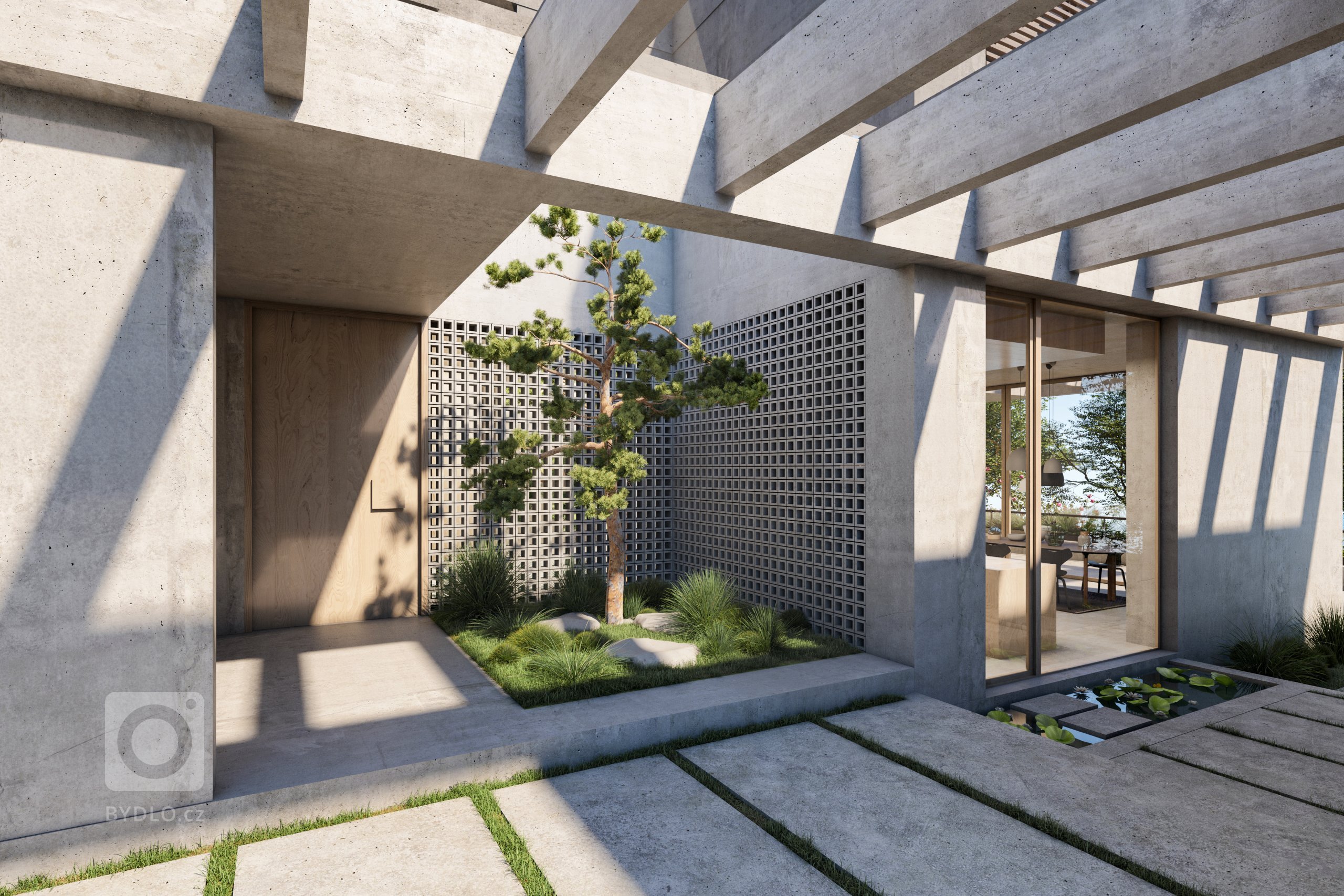 Architektonický návrh rodinného domu v Černošicích

Výsledkem je moderní minimalistická vila z pohledového betonu teplé šedé barvy. Snahou bylo vytvořit na…