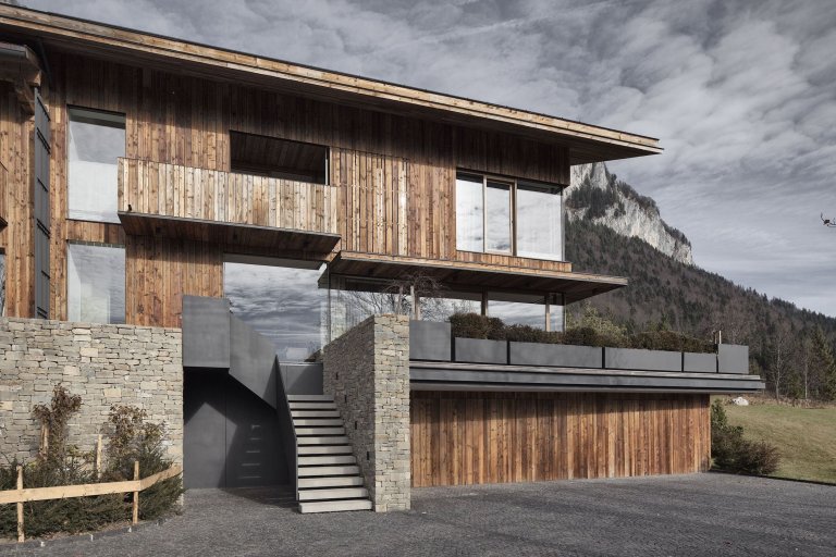 Alpský dům v Rakousku