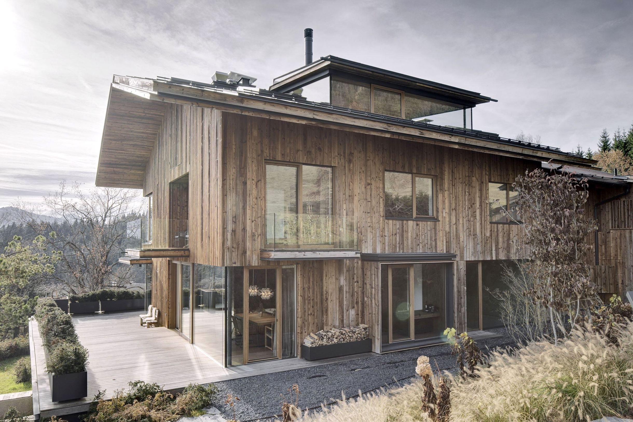 Alpský dům v Rakousku