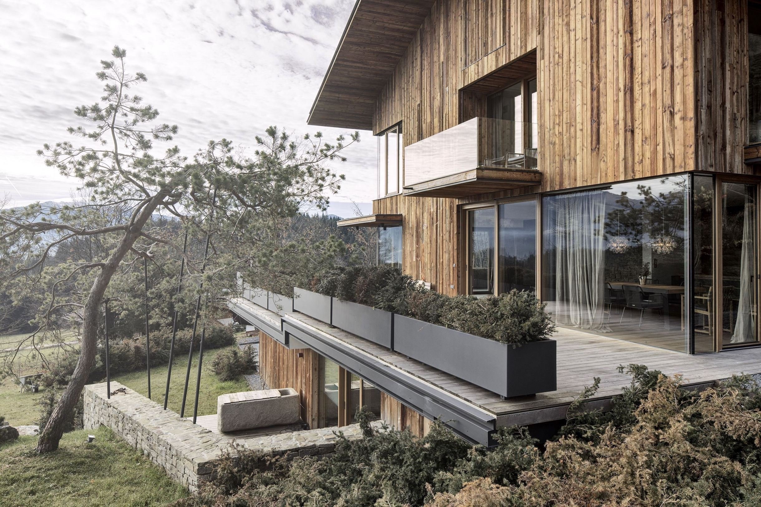 Alpský dům v Rakousku