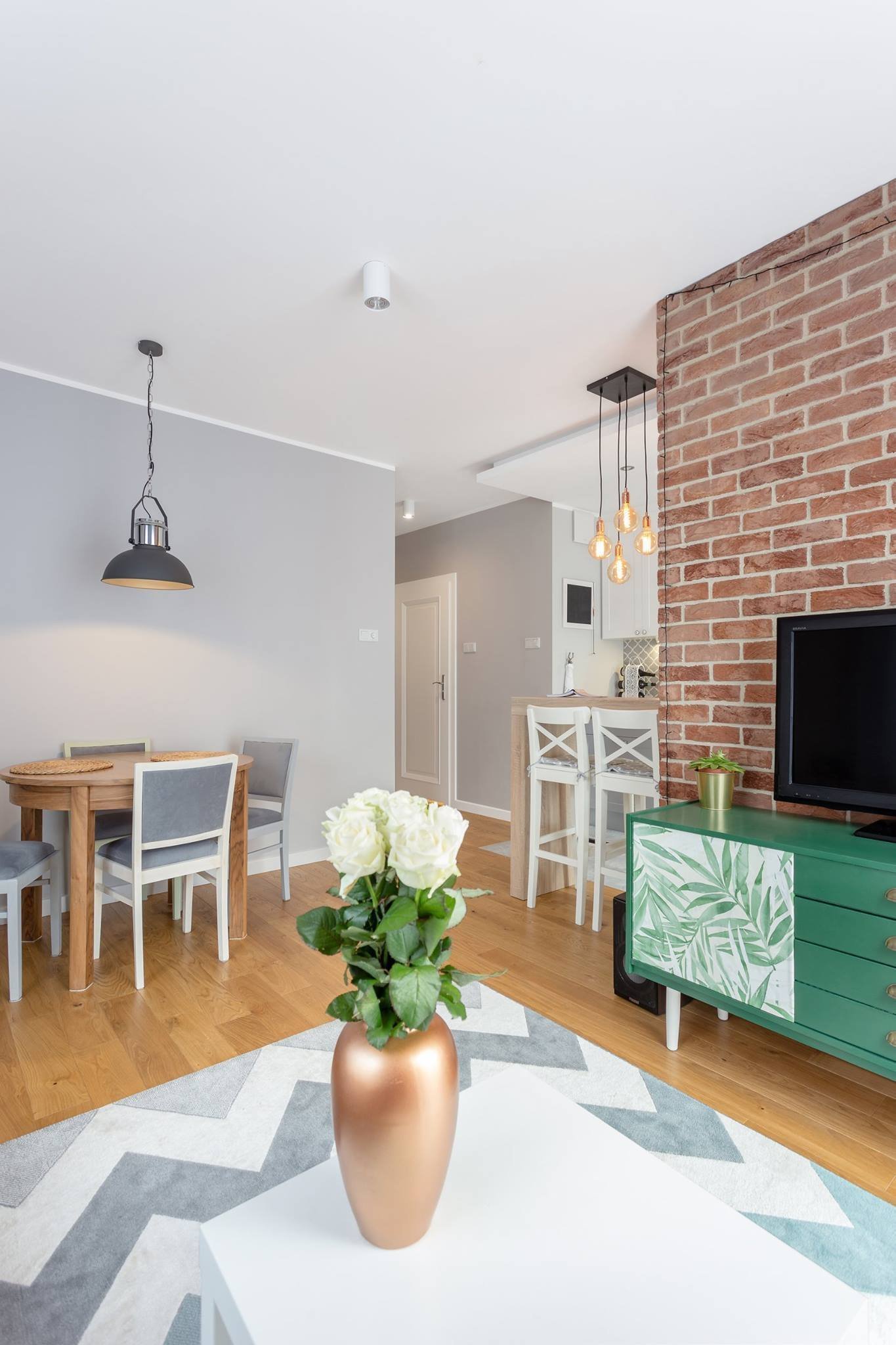 Byt v pastelových barvách