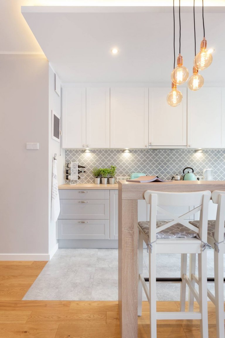 Byt v pastelových barvách