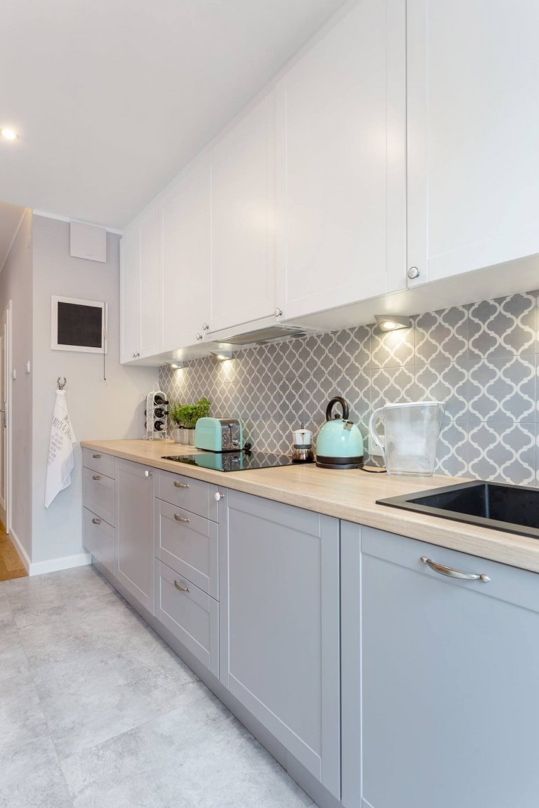 Byt v pastelových barvách