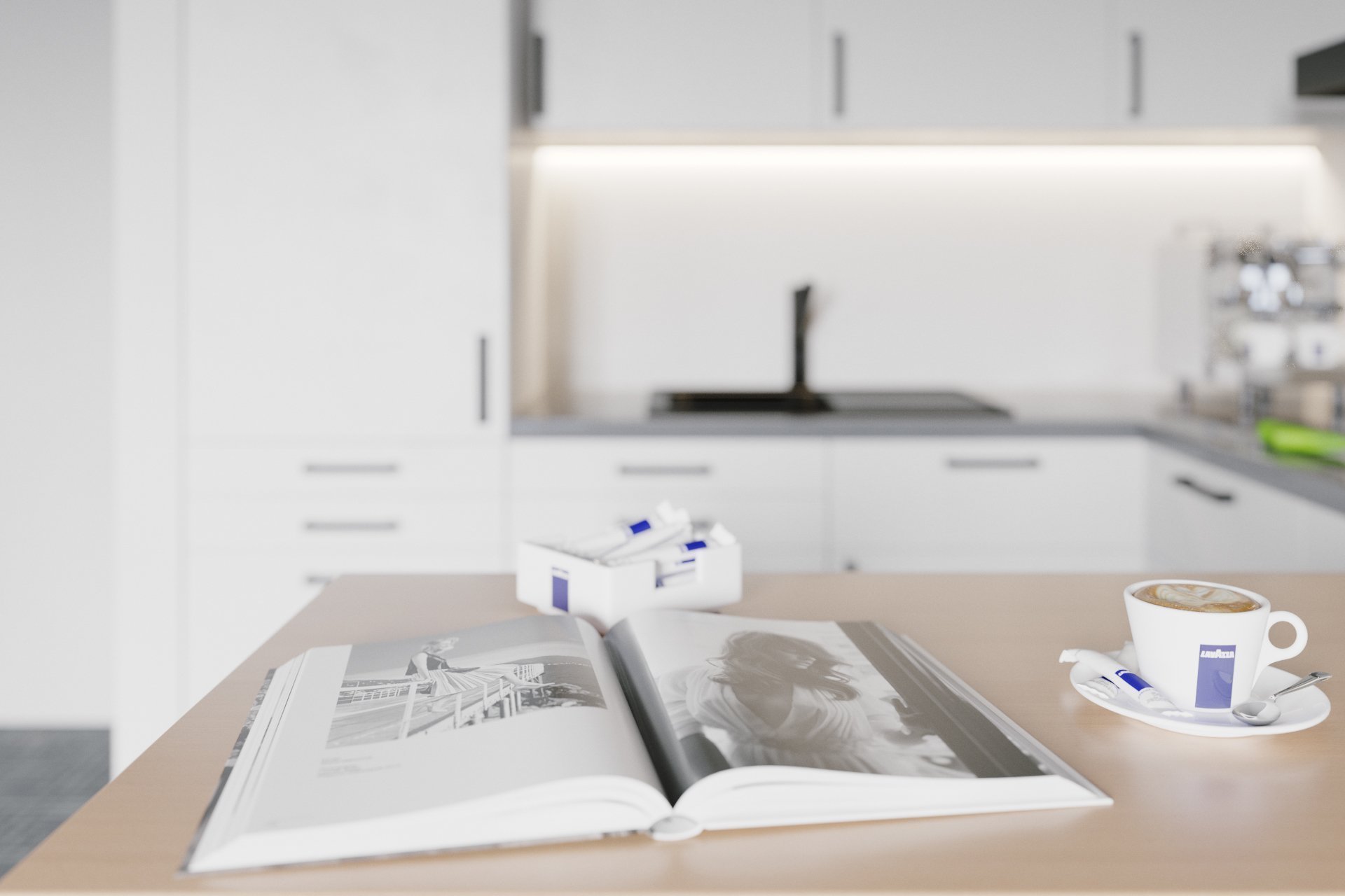 Černá barva bytu sluší