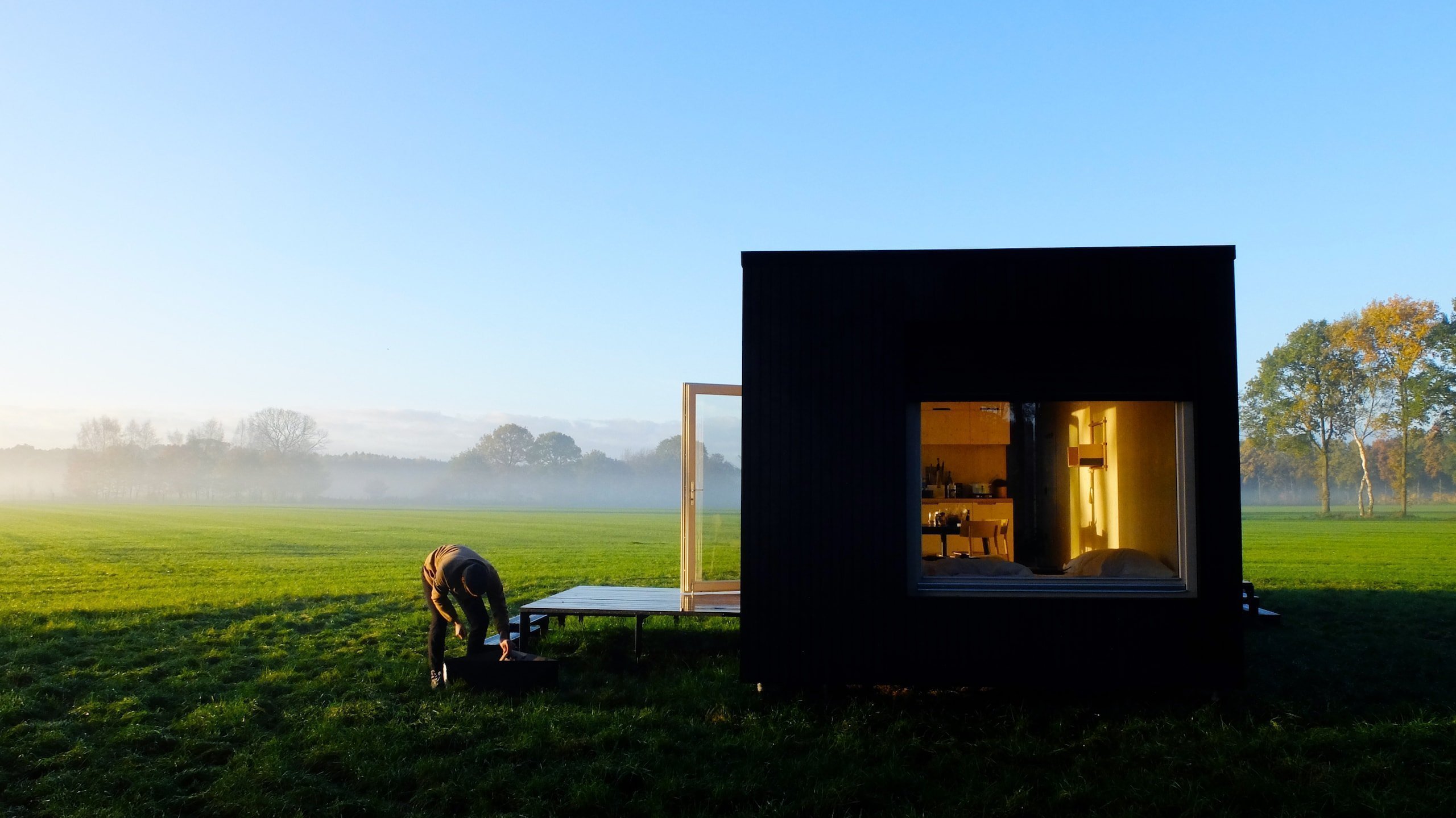 Daleko od civilizace, energeticky soběstačné bydlení