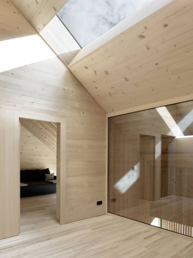 Dřevěný dům v Rakouských horách