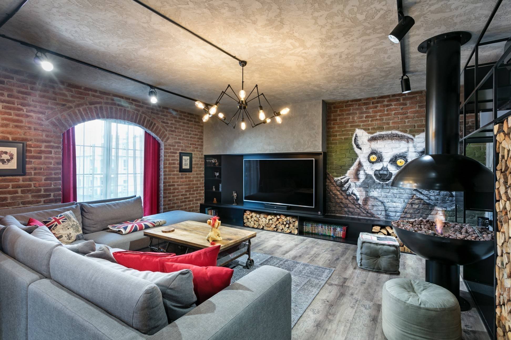 Industriální loft pro chlapa