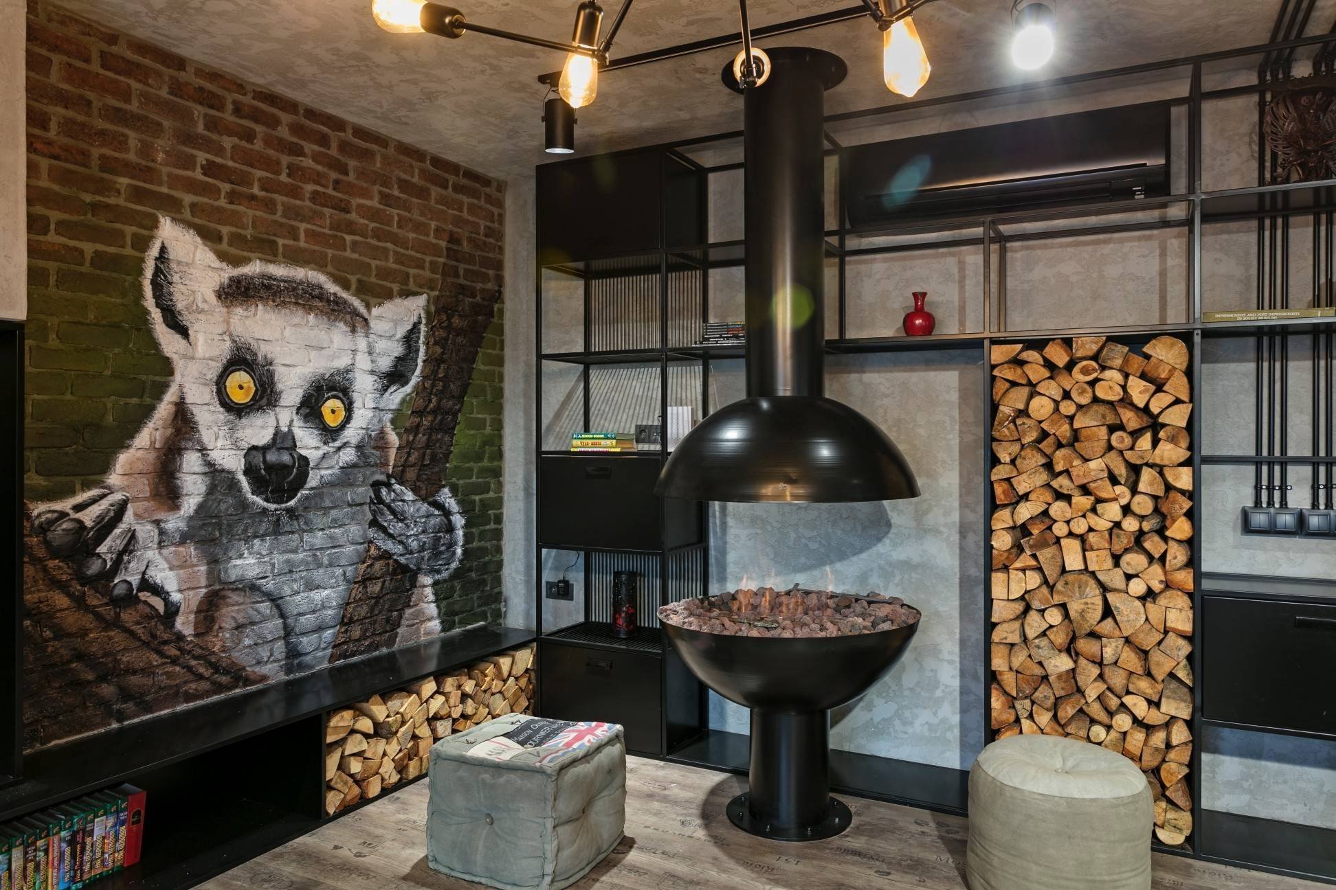 Industriální loft pro chlapa