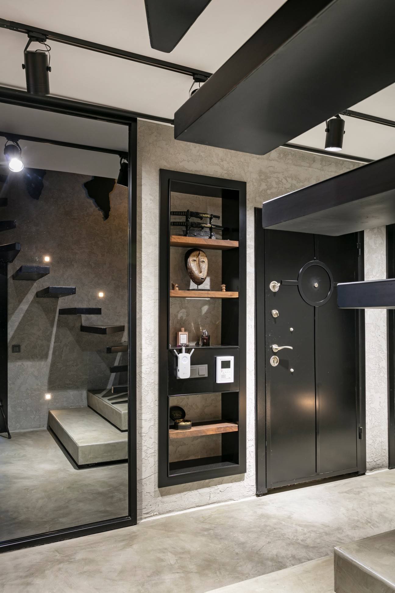 Industriální loft pro chlapa