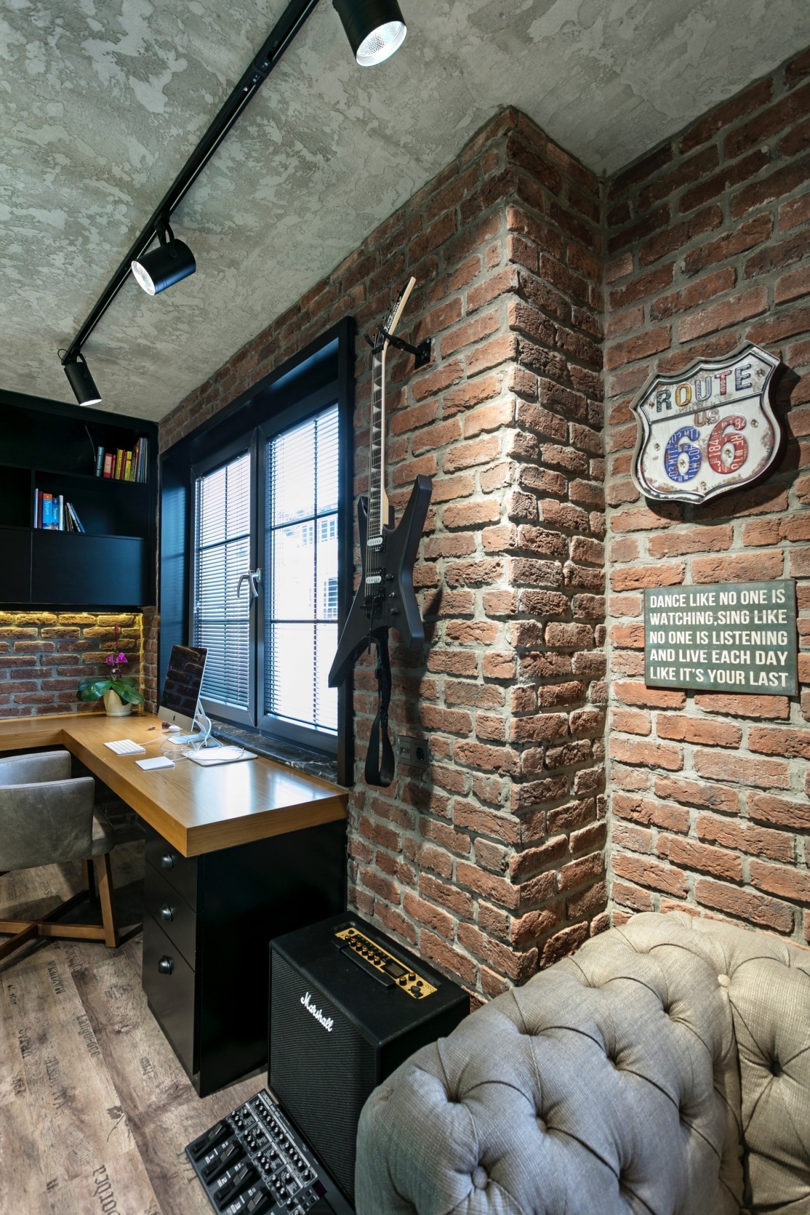 Industriální loft pro chlapa