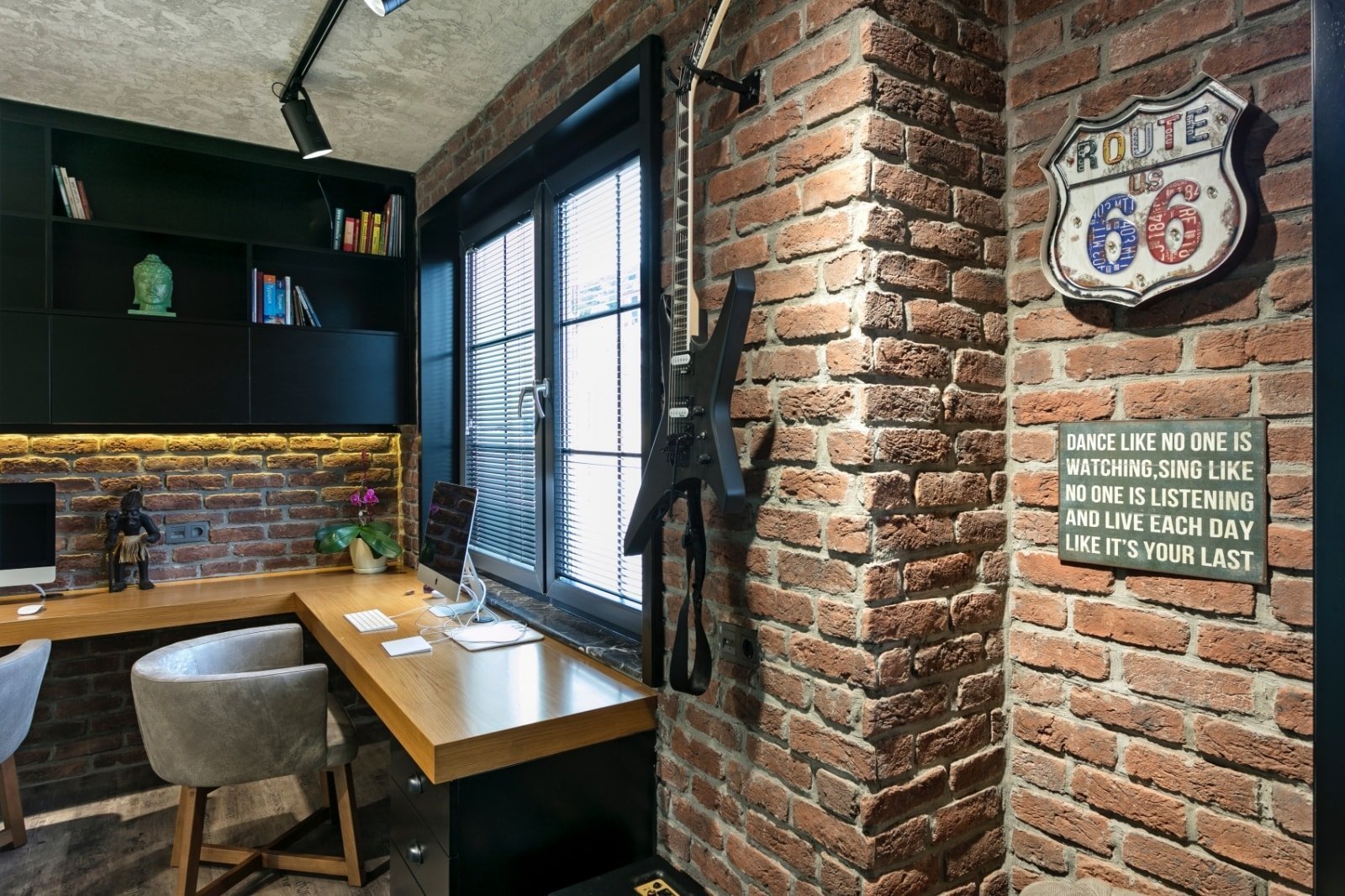 Industriální loft pro chlapa