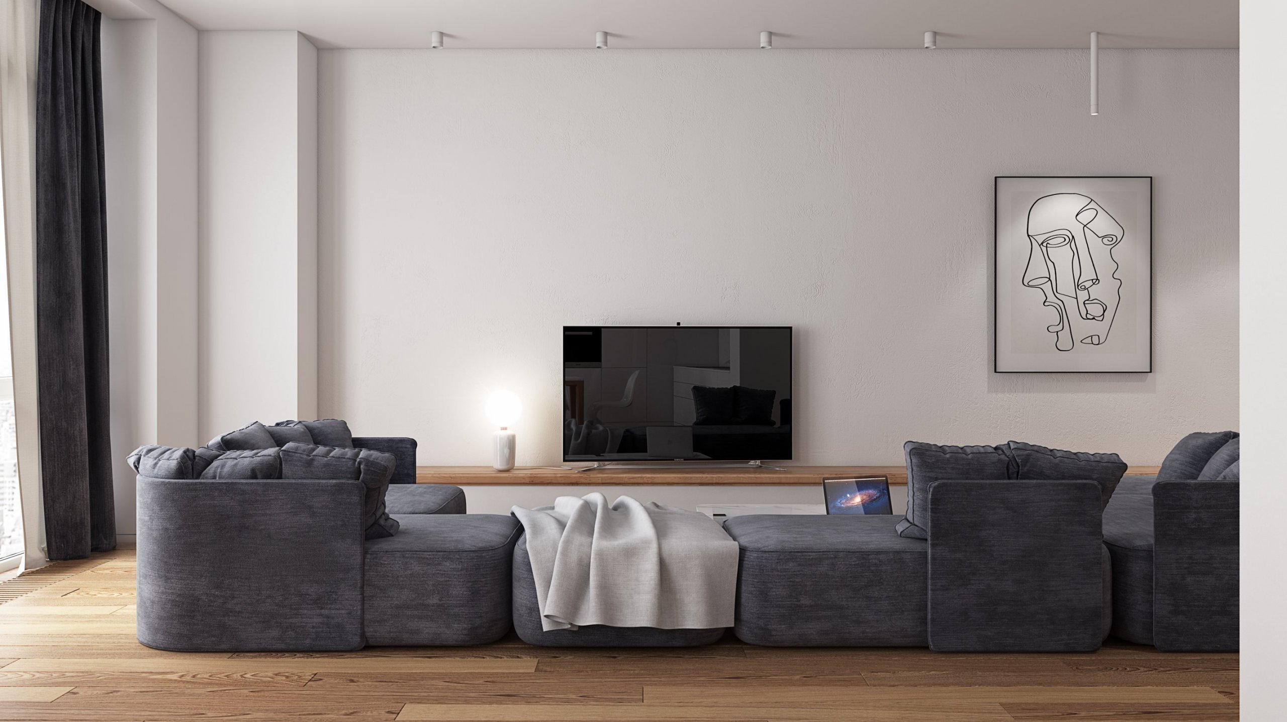 Minimalistický apartmán