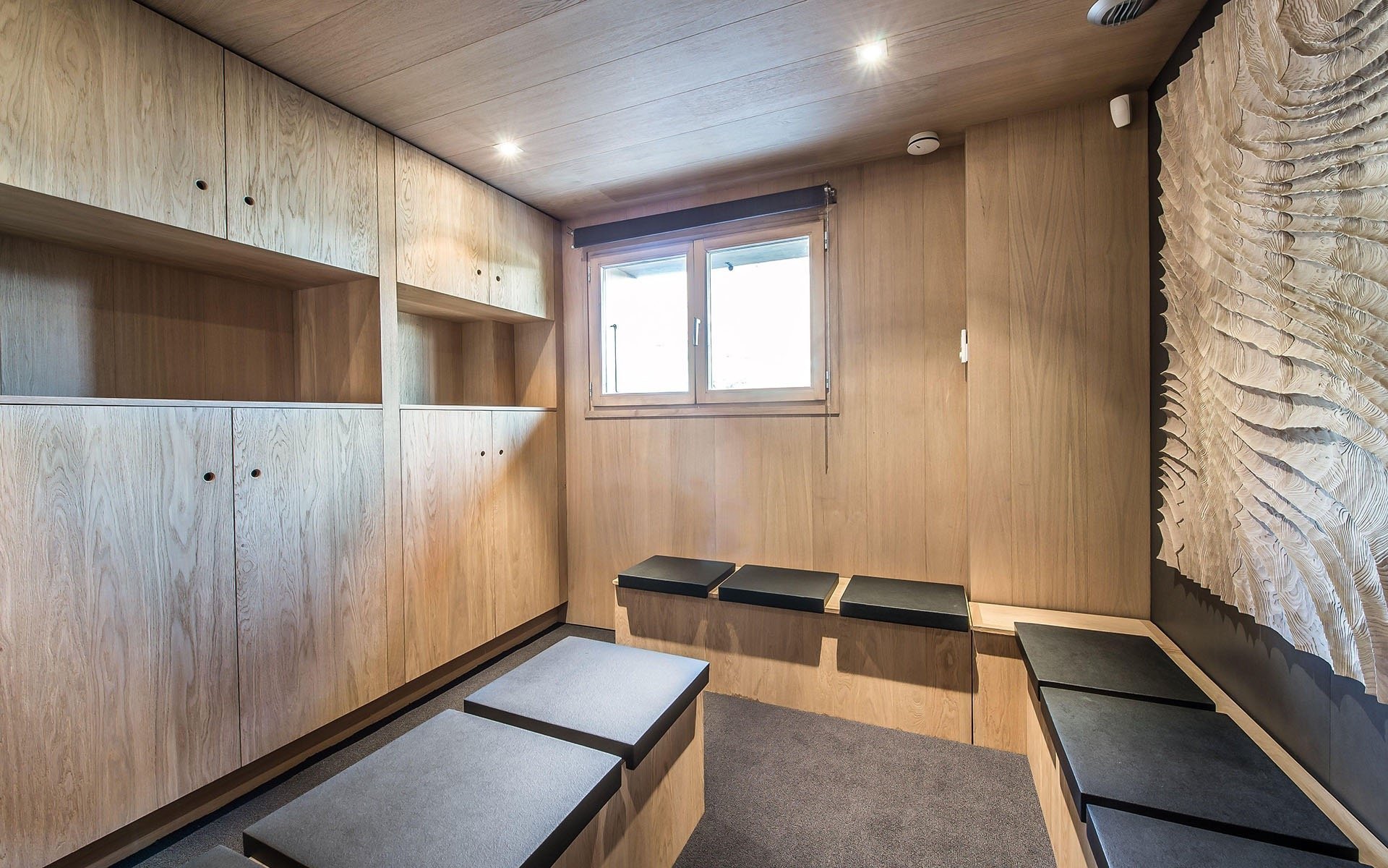 Moderní chata v horách