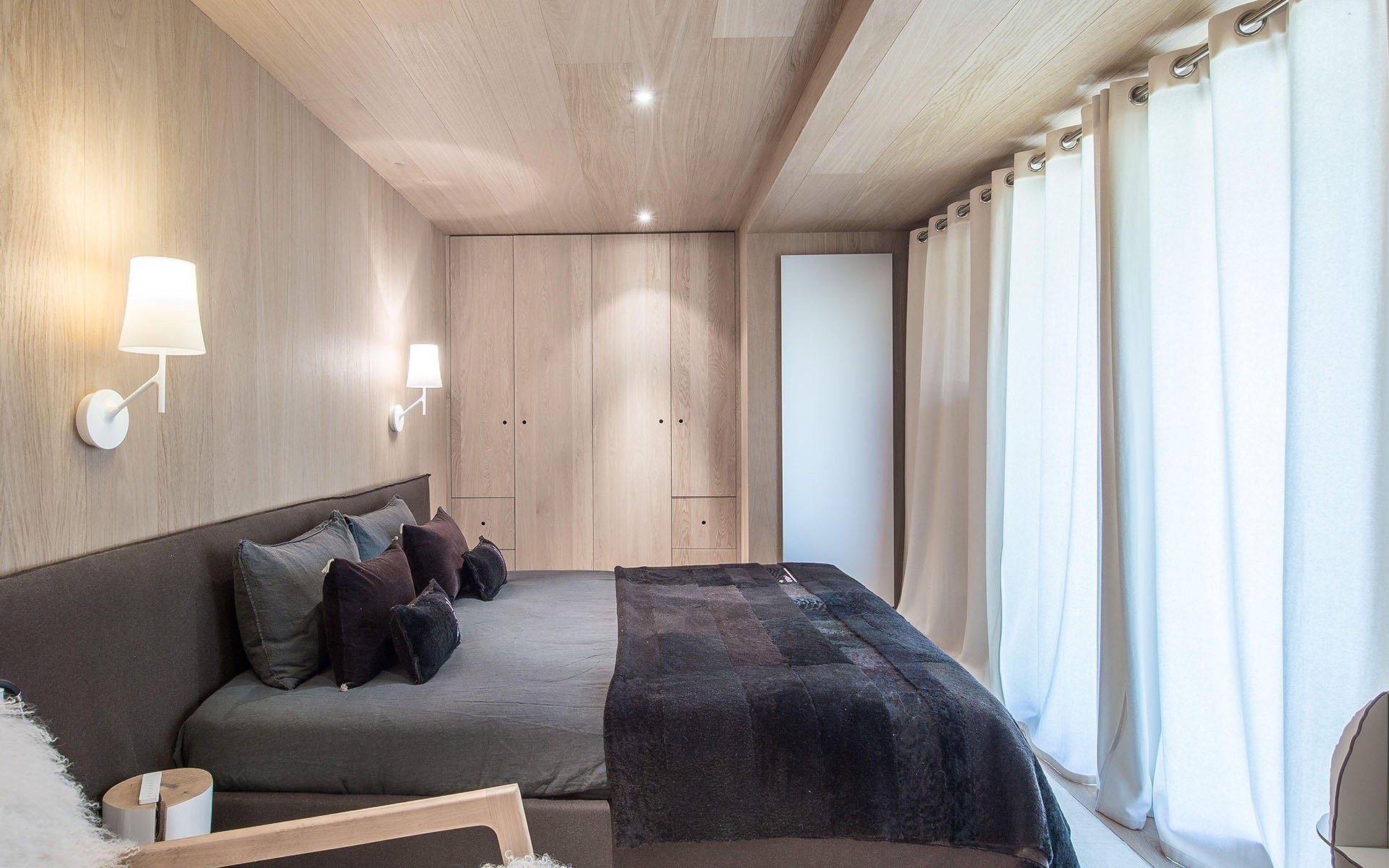 Moderní chata v horách