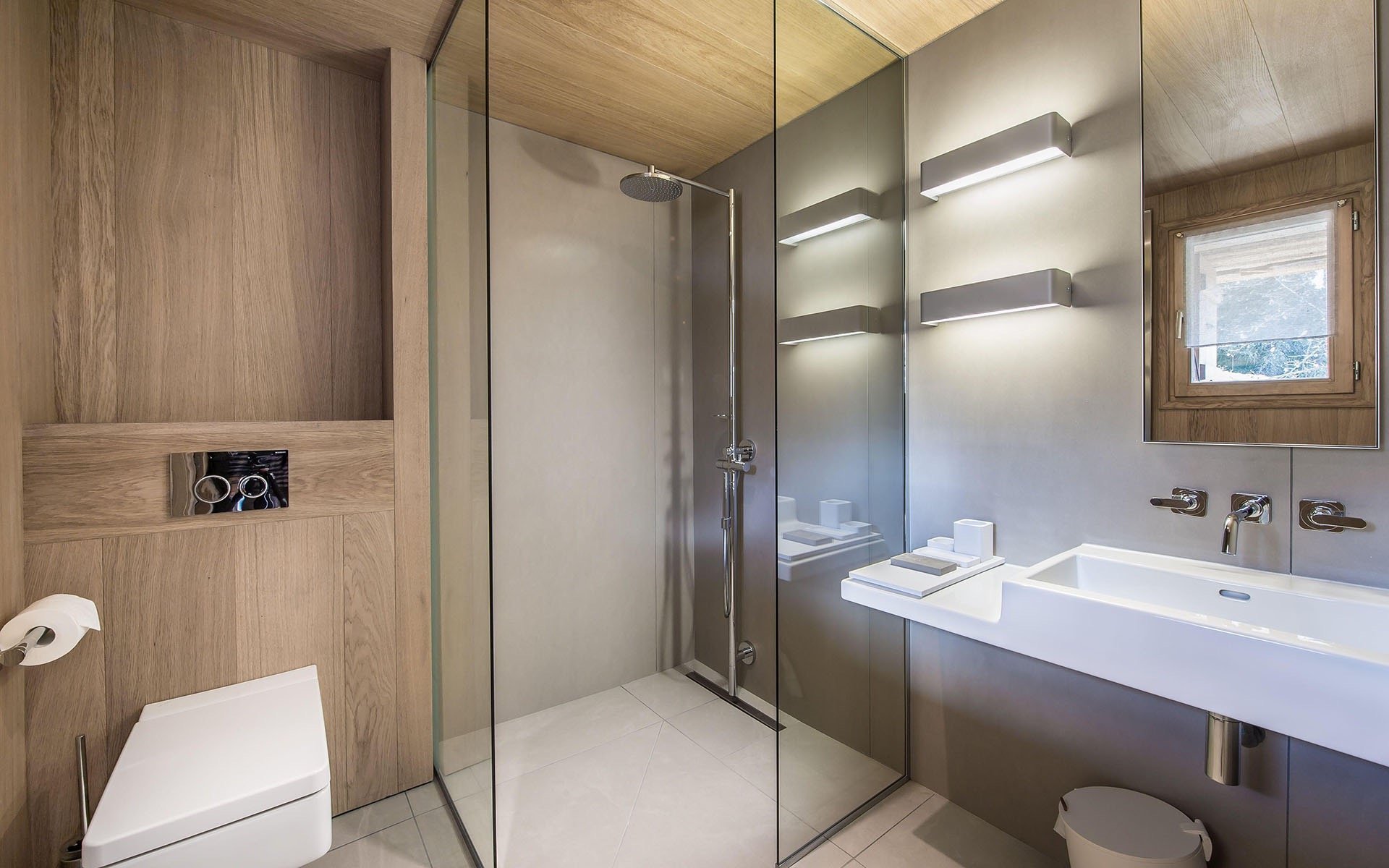 Moderní chata v horách