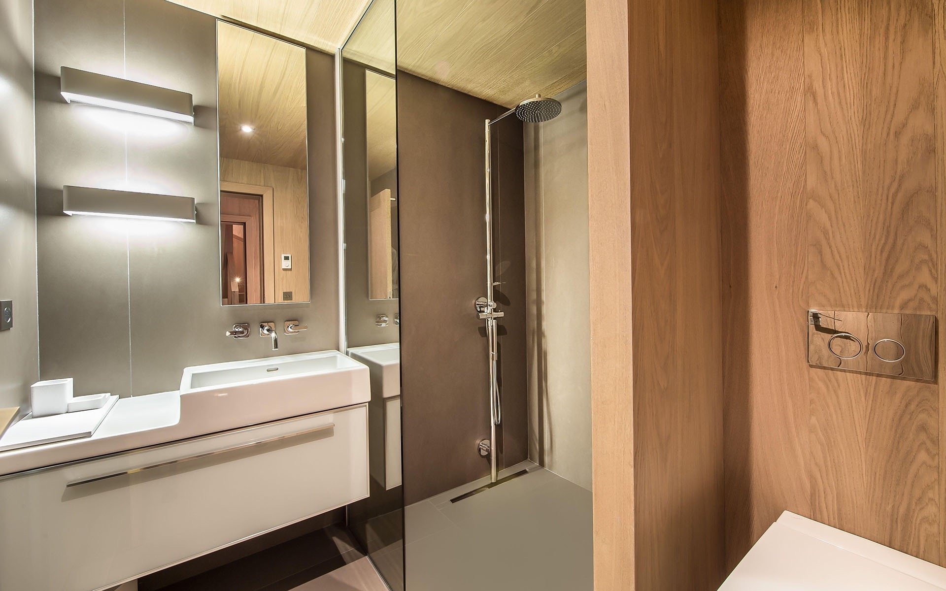 Moderní chata v horách