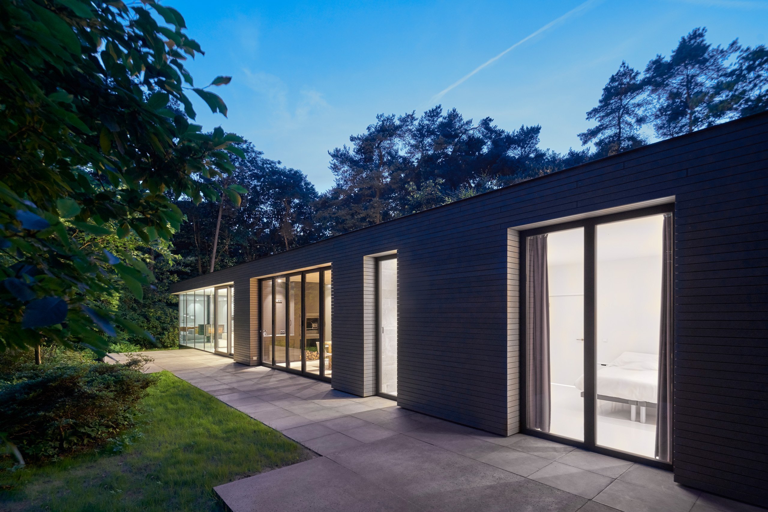 Moderní vila v lese