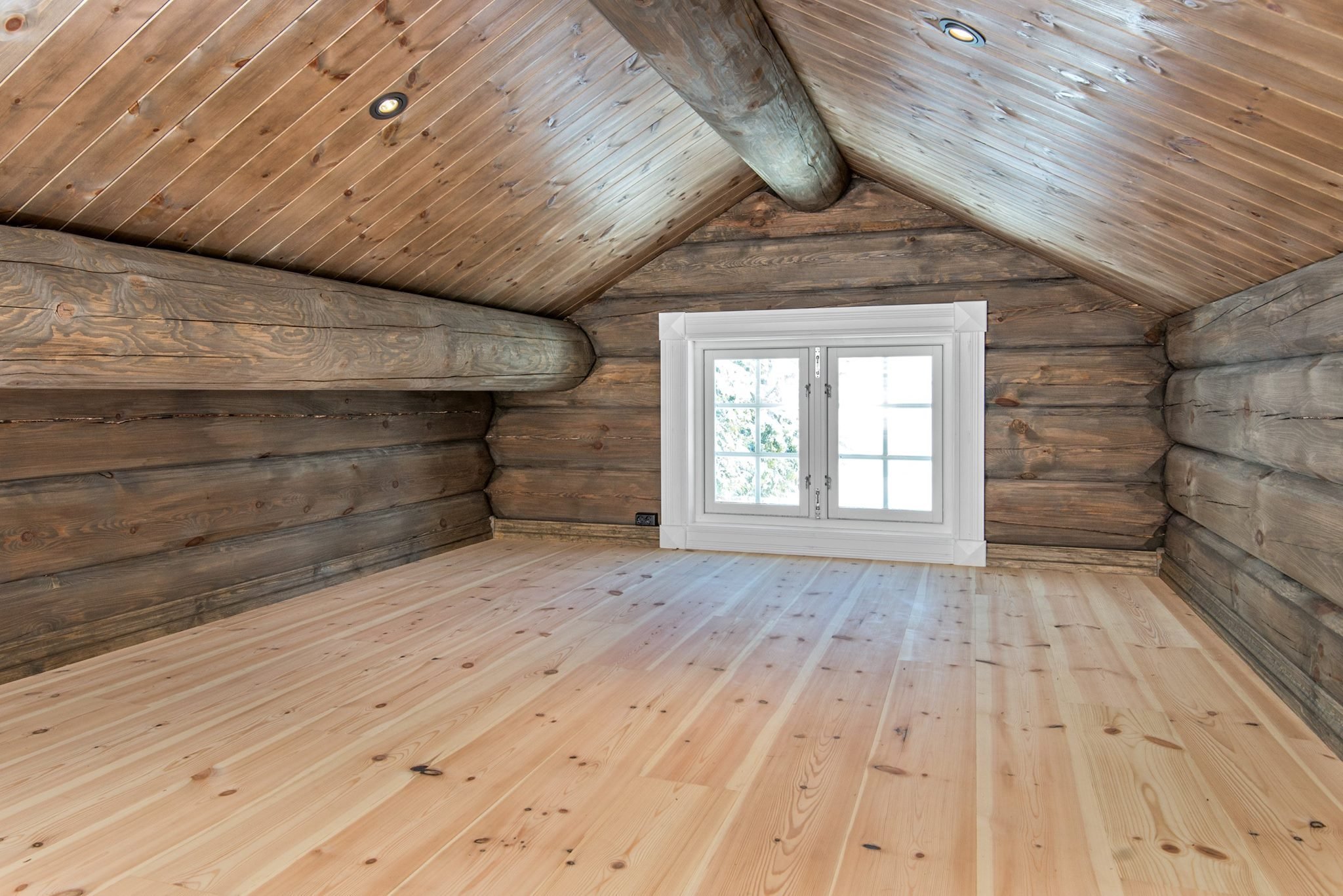 Norský srub v horách