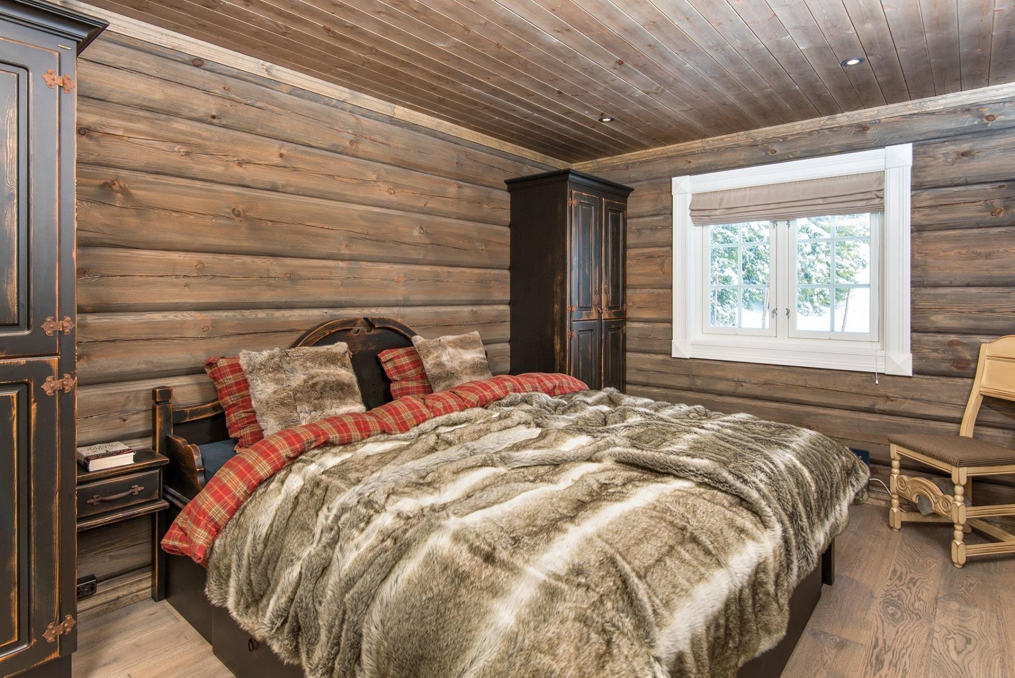 Norský srub v horách