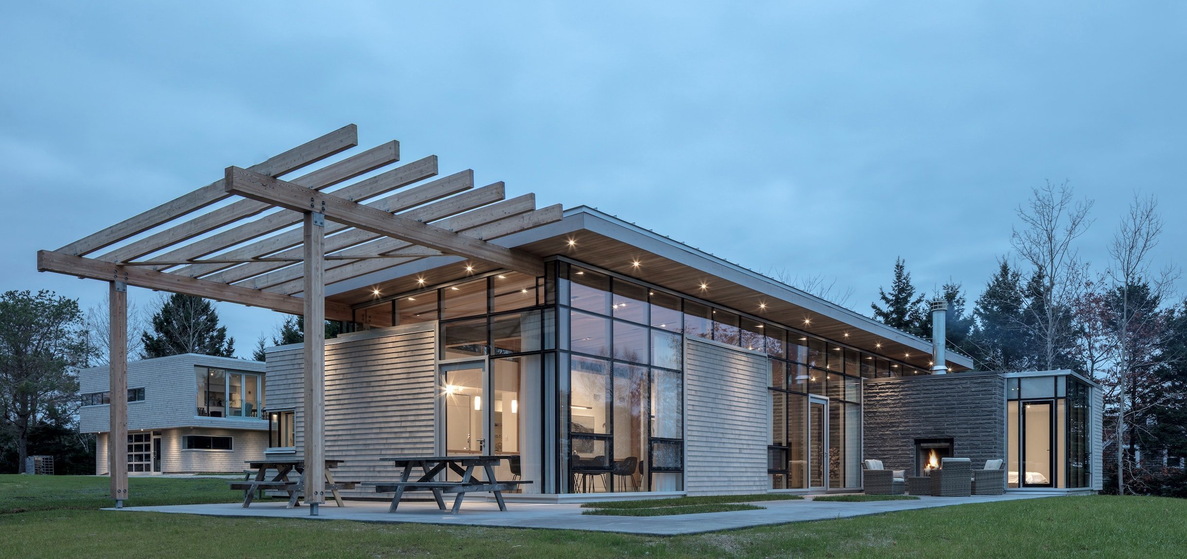 Ohromující moderní bydlení navržené pro pár v zasloužilém věku