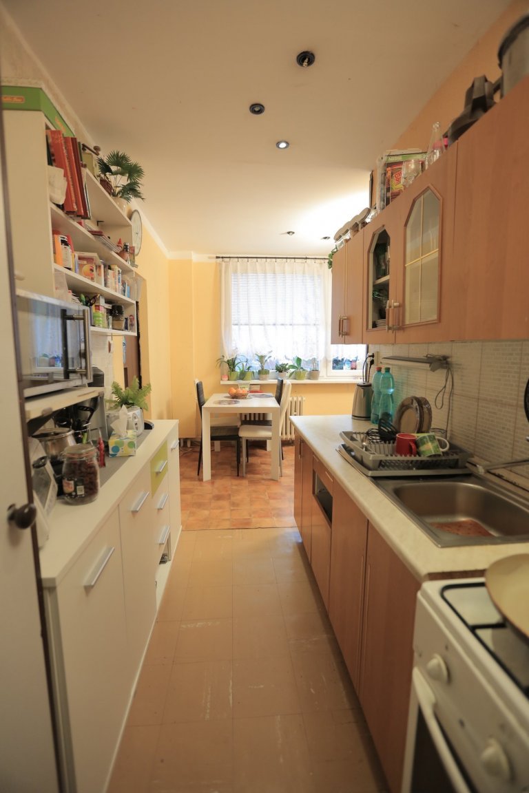 Proměna panelákového bytu s umakartovým jádrem