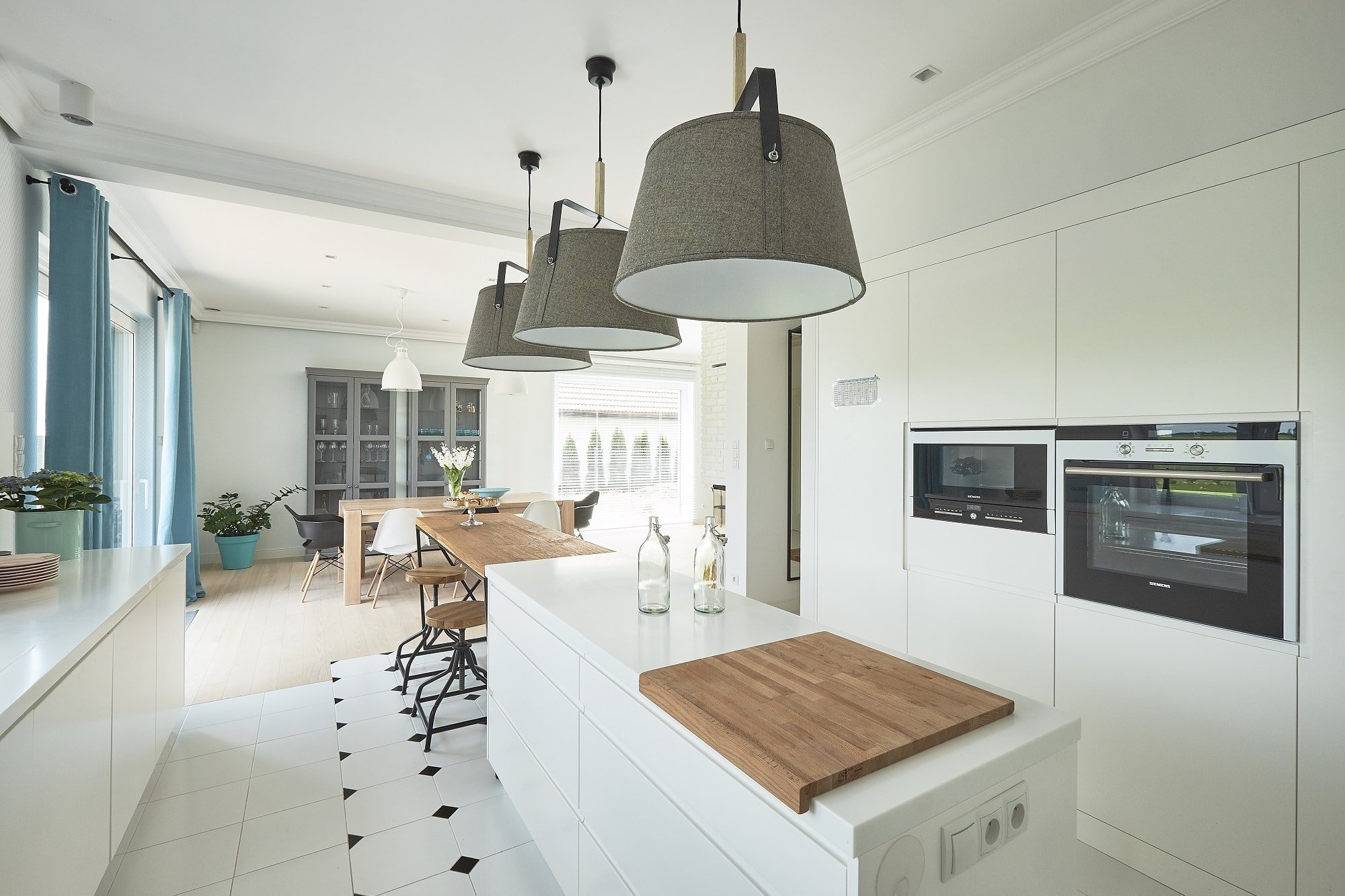 Stylové bydlení s tyrkysovou