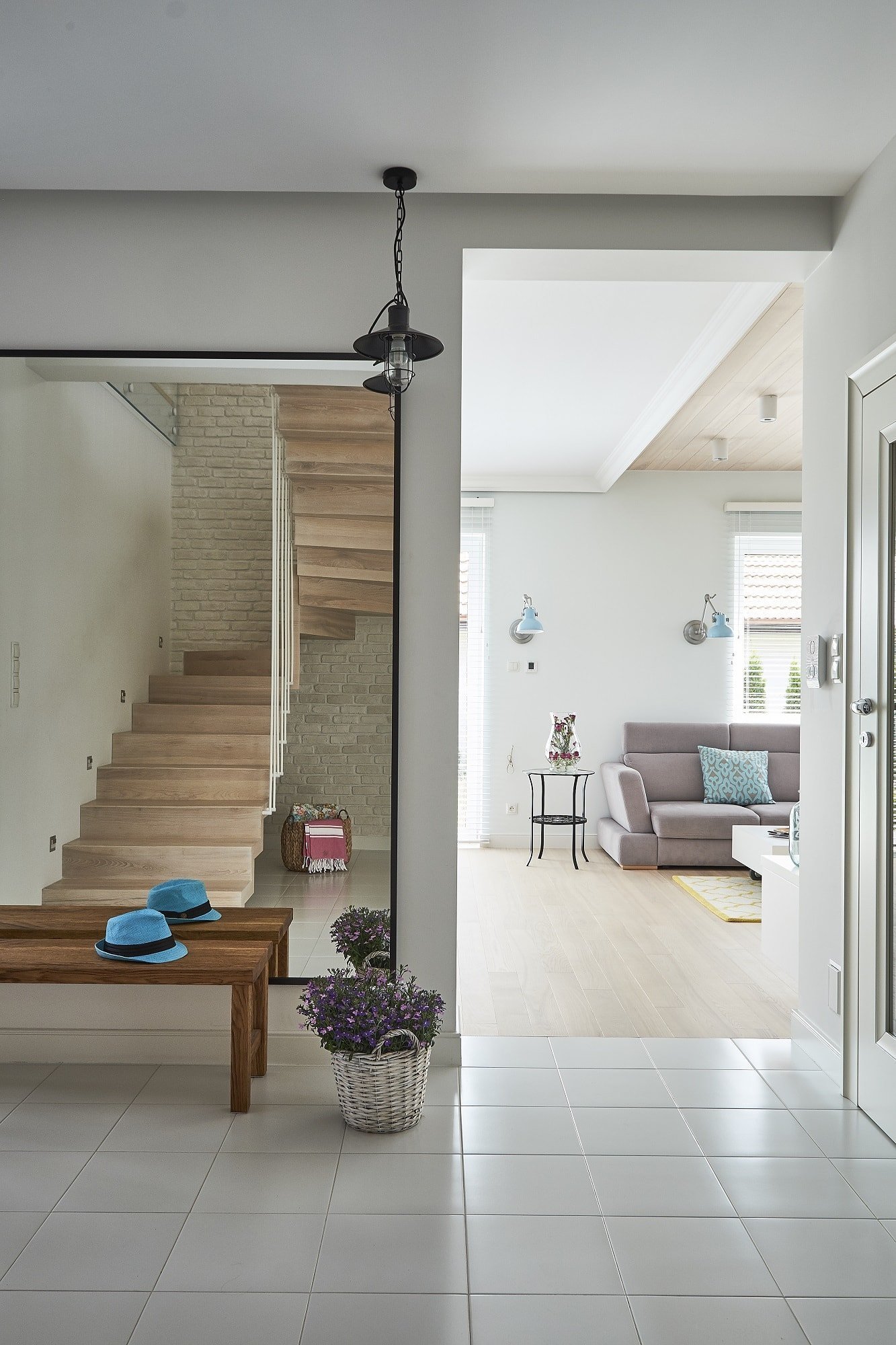 Stylové bydlení s tyrkysovou