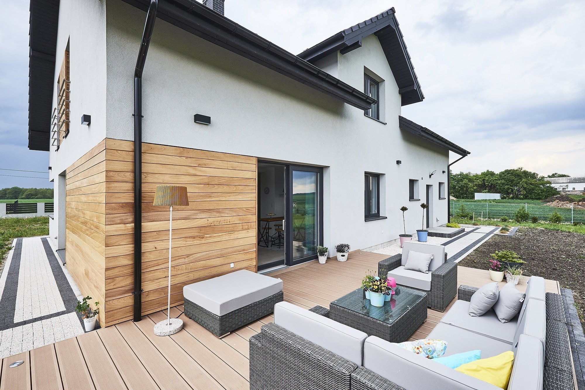 Stylové bydlení s tyrkysovou