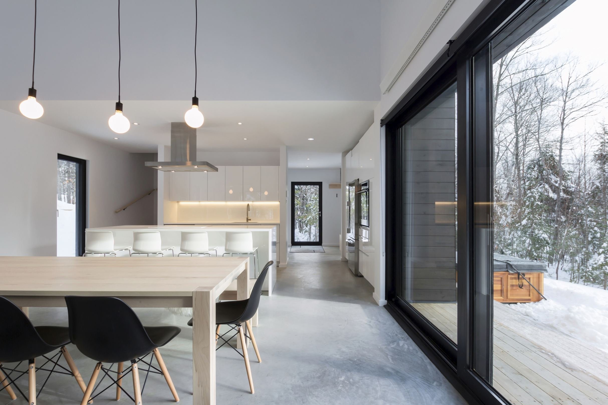 Zasněžená Villa Boreale