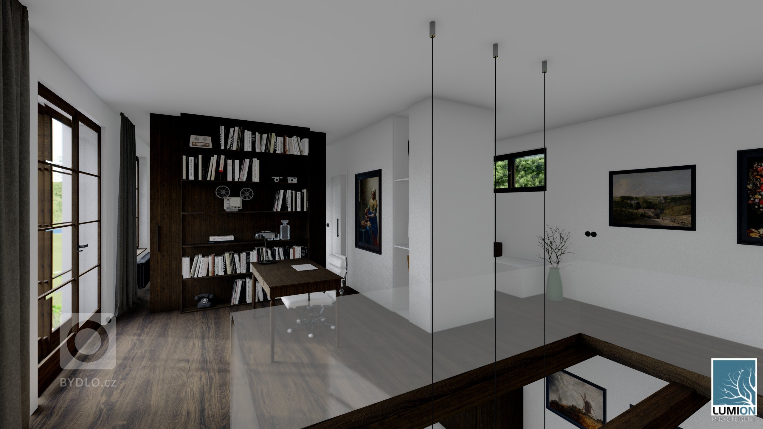 Koncept interiéru rekreační chaty v Černých Budech v Sázavě je založený na kontrastech a kvalitních materiálech. Světlé omítky jsou doplněny tmavou dřevěnou…