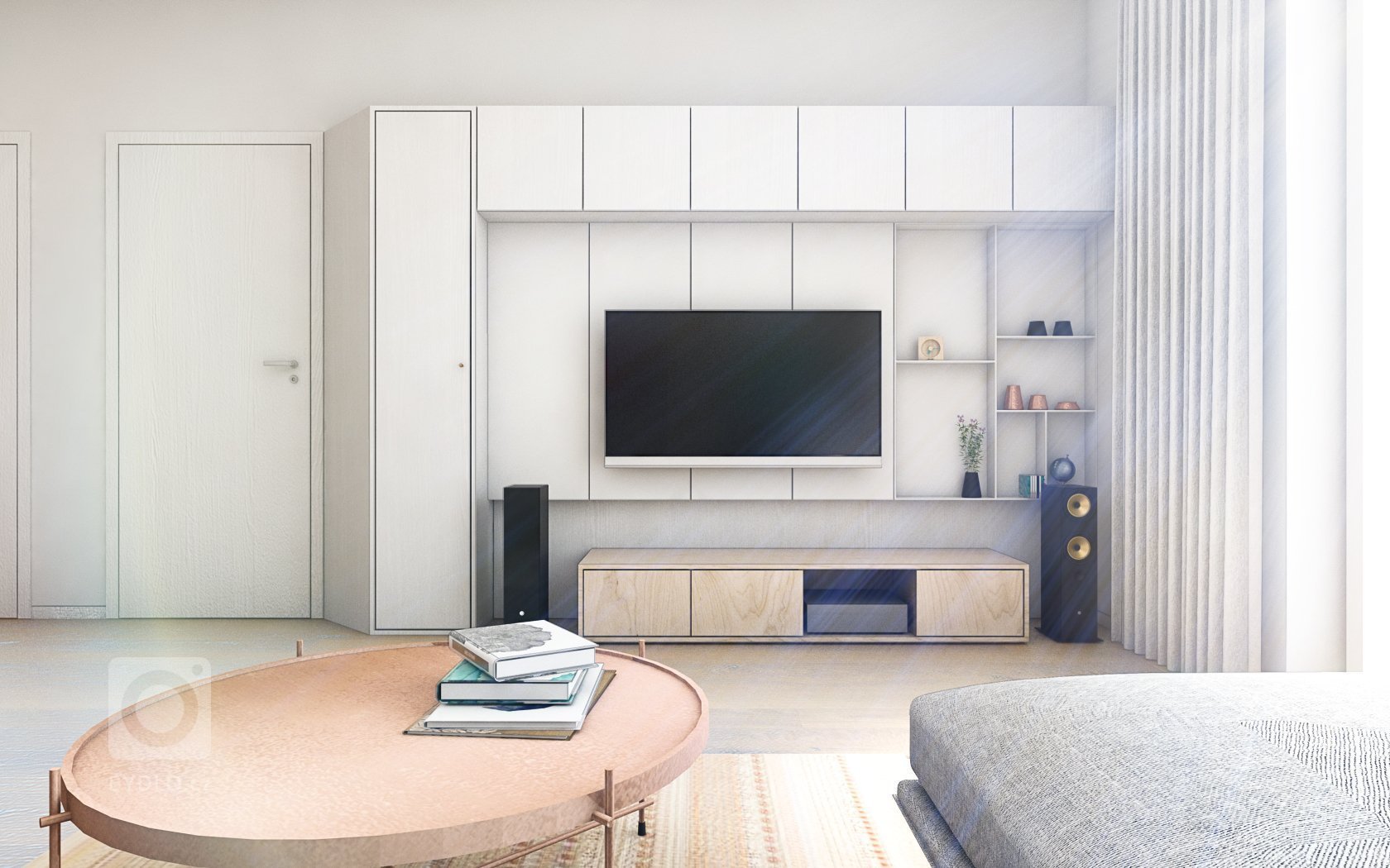 V projekte Slnečnice sme prepojili škandinávske prvky s priemyselným vzhľadom. Pri tvorení konceptu interiéru 3-izbového bytu pre sympatický mladý pár sme…