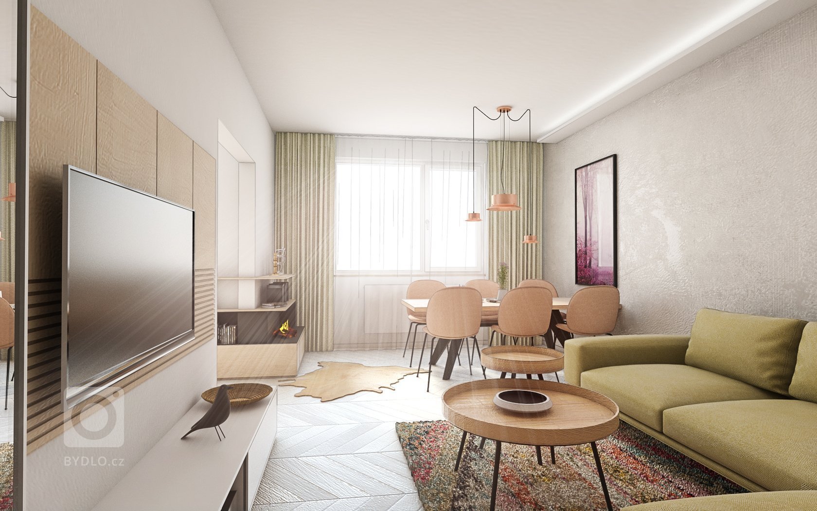 Z obyčajného panelákového bytu sa podarilo vytvoriť zaujímavý koncept interiéru. Trochu&nbsp;romantický&nbsp;a zároveň&nbsp;so štipkou španielskeho…