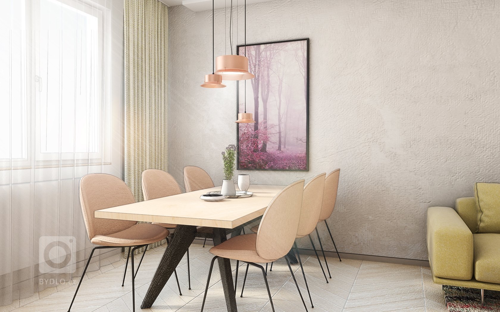 Z obyčajného panelákového bytu sa podarilo vytvoriť zaujímavý koncept interiéru. Trochu&nbsp;romantický&nbsp;a zároveň&nbsp;so štipkou španielskeho…