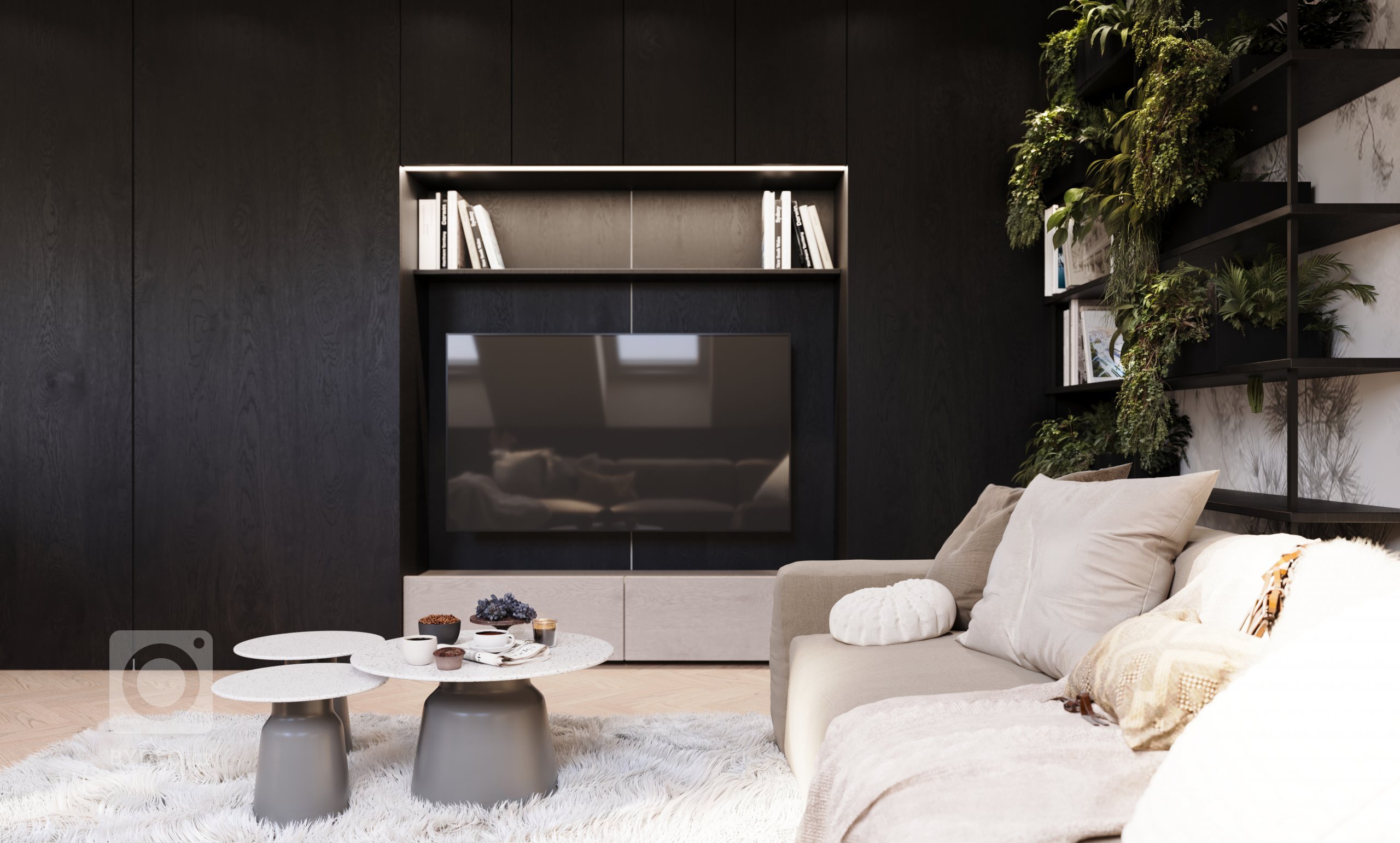 Tento projekt v Křižíkově ulici představuje elegantní podkrovní interiér, který kombinuje moderní design s přírodním nádechem. Prostor je zalitý přirozeným…