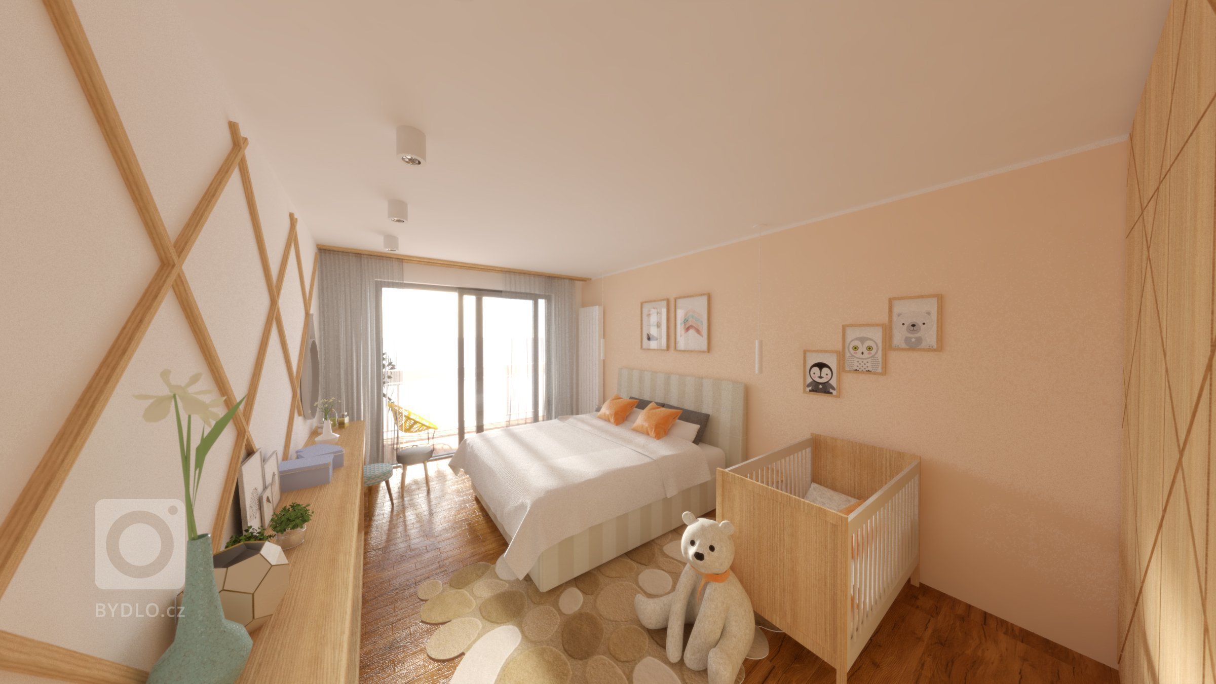 Starší byt v paneláku, bez možnosti búrania priečok, nemusí byť dôvod na sťahovanie sa. Nadchnite sa z priestoru vďaka správnemu uhlu pohľadu.
