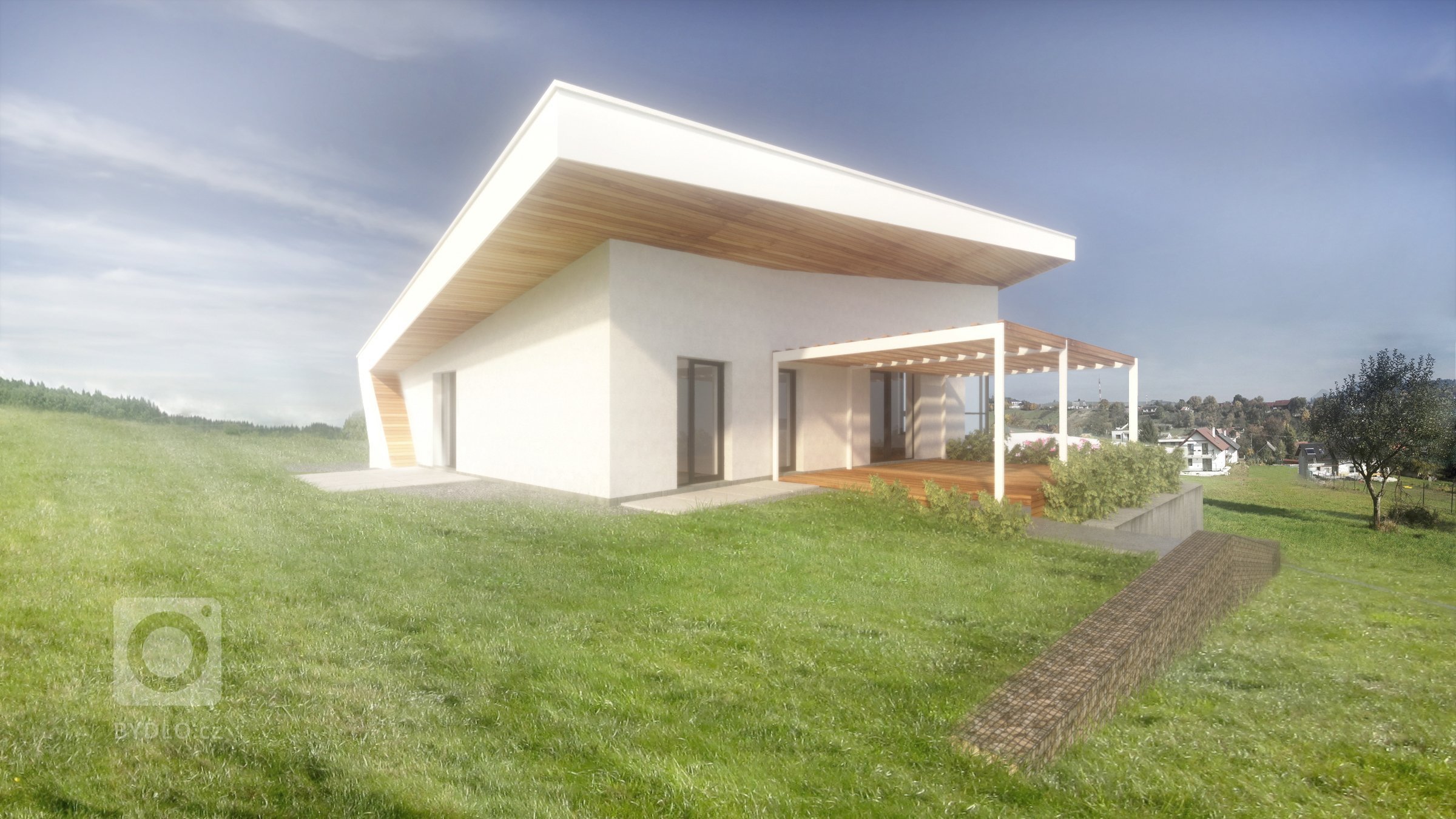 Náš ďalší návrh &acute;&acute;T - house&acute;&acute; Vás opäť presvedčí o tom, že svah môže mať okrem výhľadu mnoho iných výhod. Stačí zvoliť správny tvar a..…