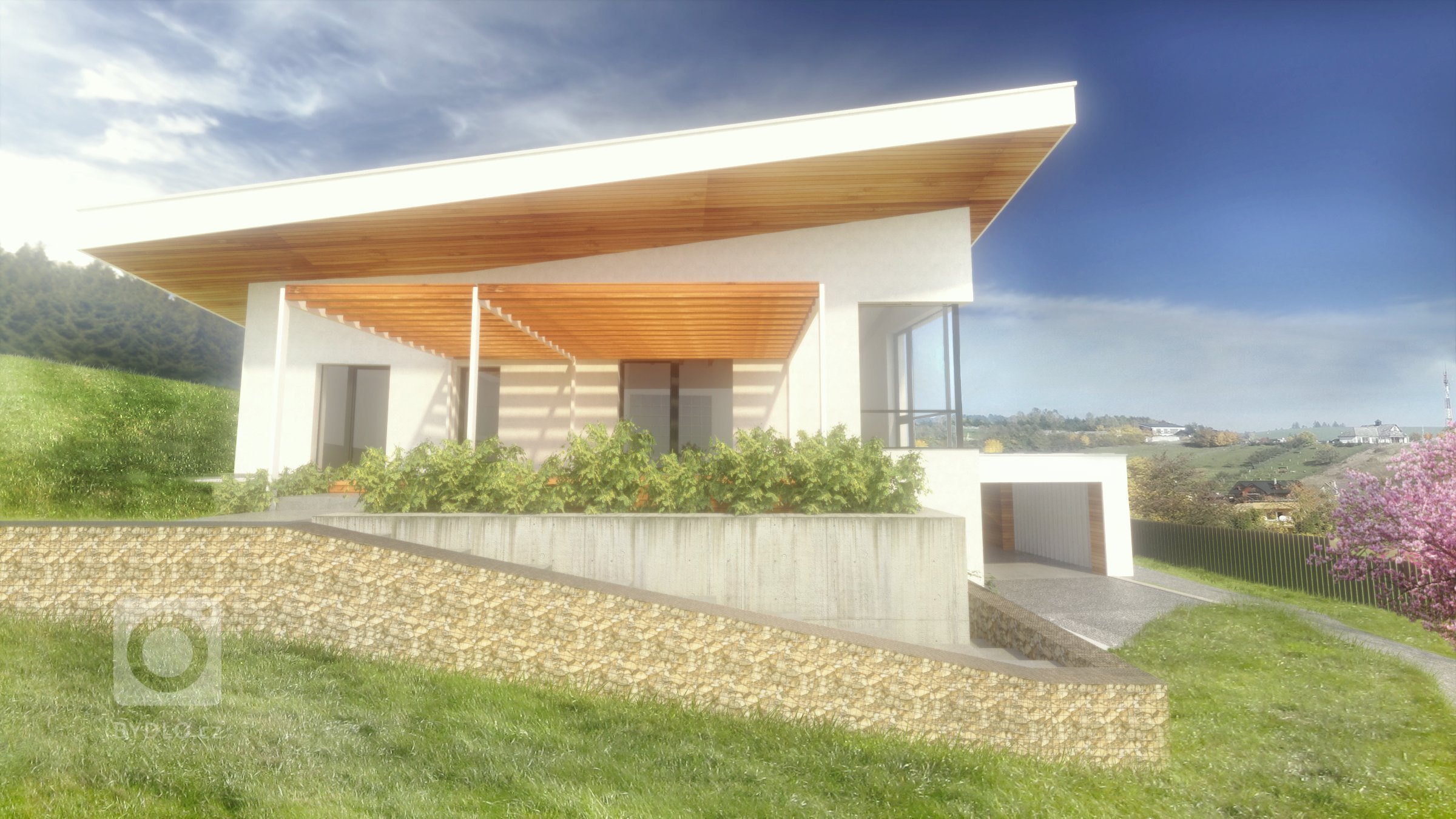 Náš ďalší návrh &acute;&acute;T - house&acute;&acute; Vás opäť presvedčí o tom, že svah môže mať okrem výhľadu mnoho iných výhod. Stačí zvoliť správny tvar a..…