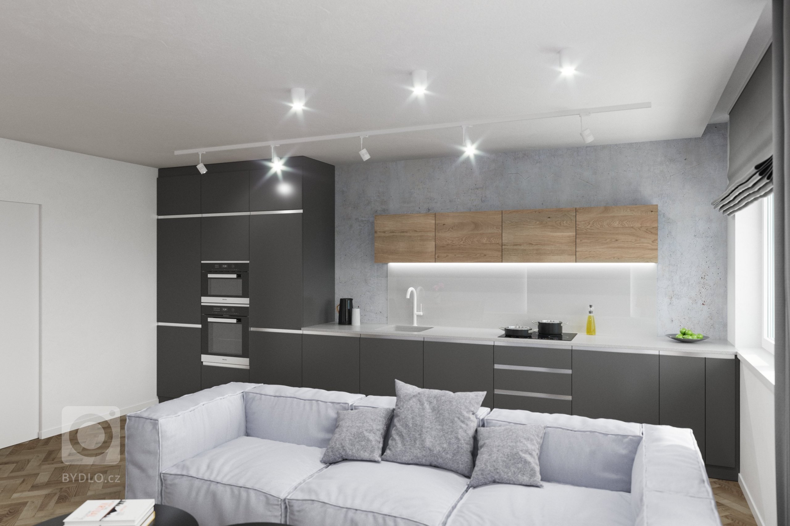 Jedná se o funkční a&nbsp;moderní interiér v minimalistickém stylu, který splňuje požadavky současného bydlení. Byt&nbsp;v panelovém domě projde kompletní…