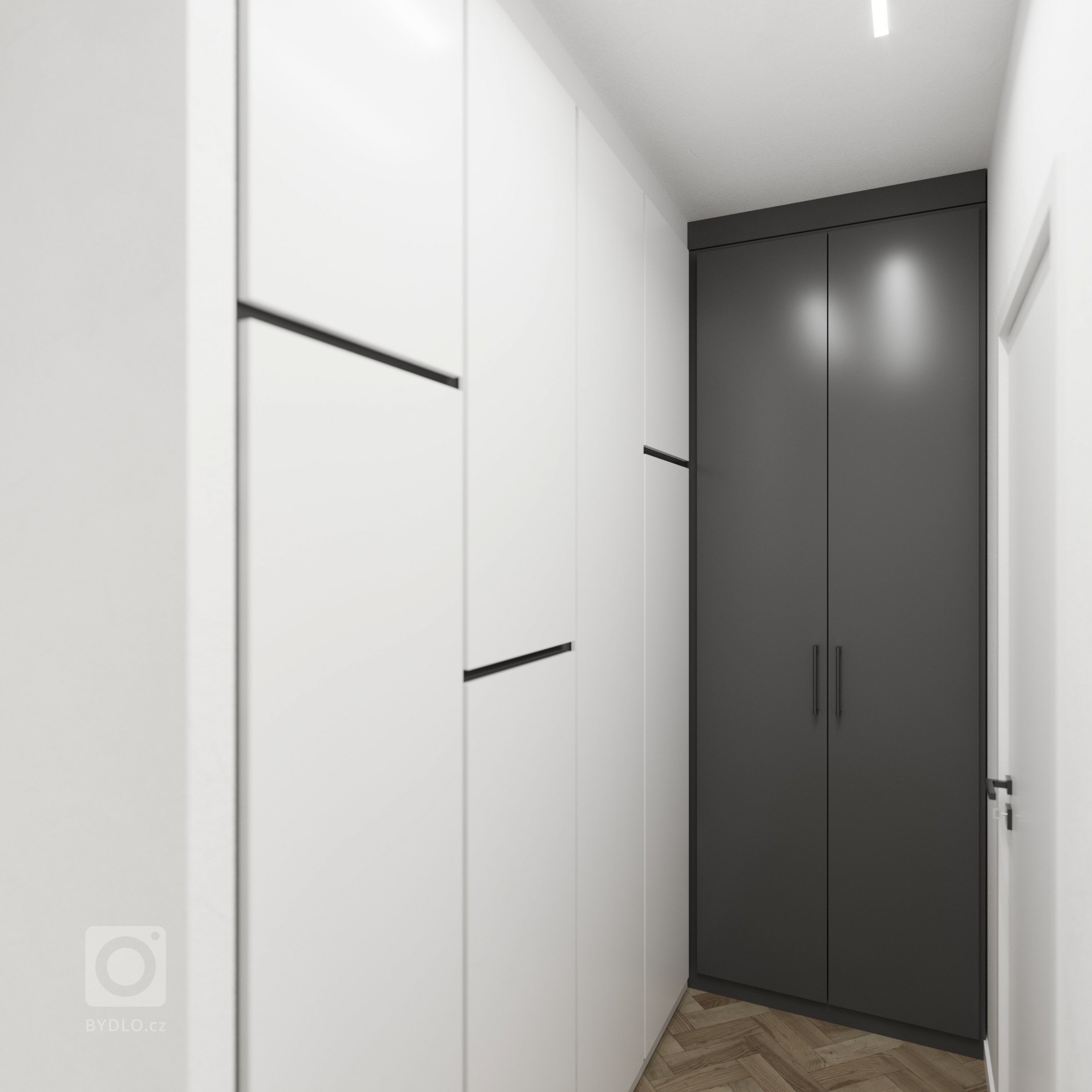 Jedná se o funkční a&nbsp;moderní interiér v minimalistickém stylu, který splňuje požadavky současného bydlení. Byt&nbsp;v panelovém domě projde kompletní…