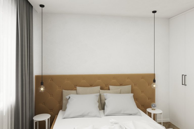 Jedná se o funkční a&nbsp;moderní interiér v minimalistickém stylu, který splňuje požadavky současného bydlení. Byt&nbsp;v panelovém domě projde kompletní…