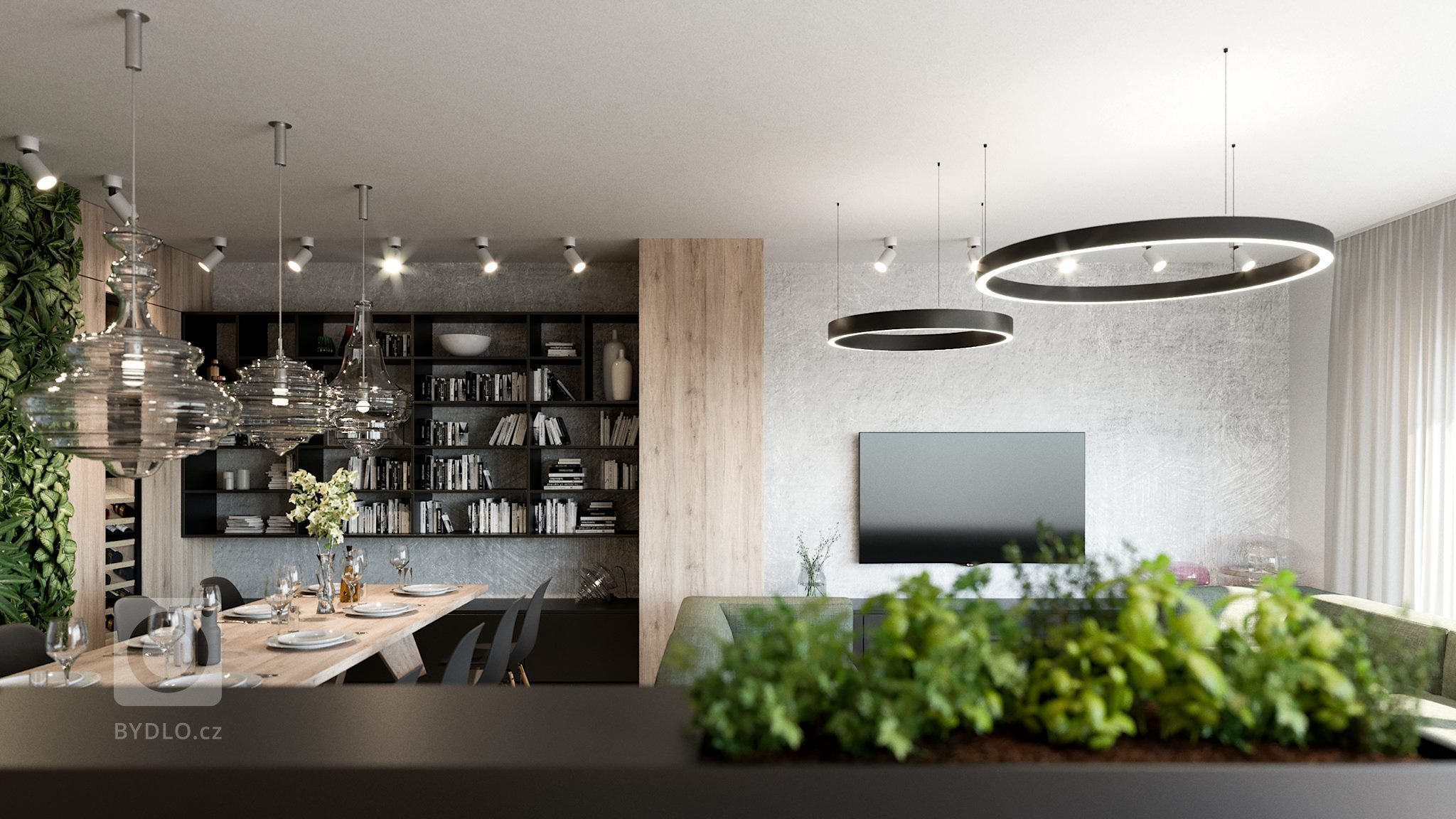 Návrh interiéru v developerském projektu Modřanka
